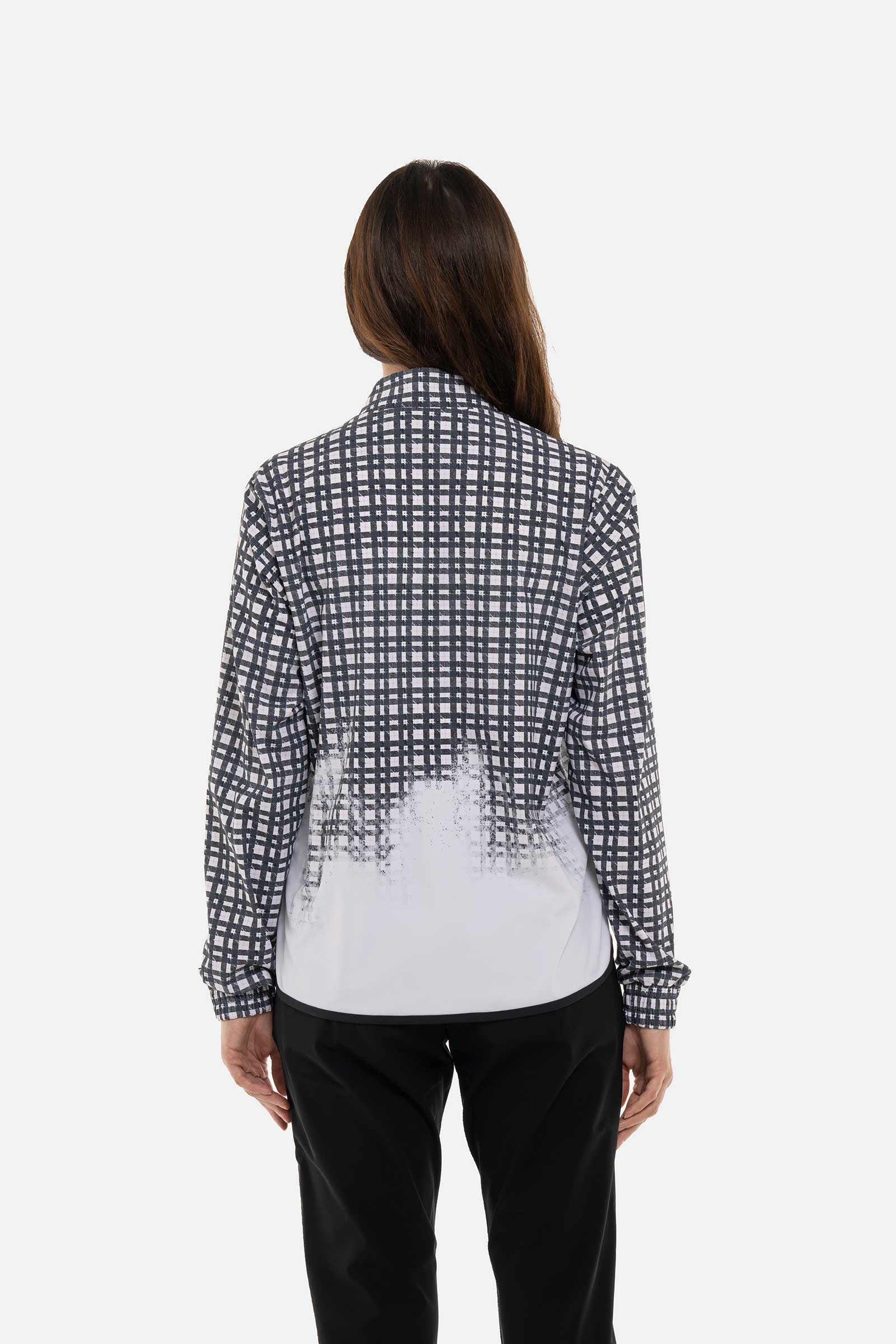 PAINTED TARTAN TECH JACKET - TARTAN - Hydrogen - Luxury Sportwear