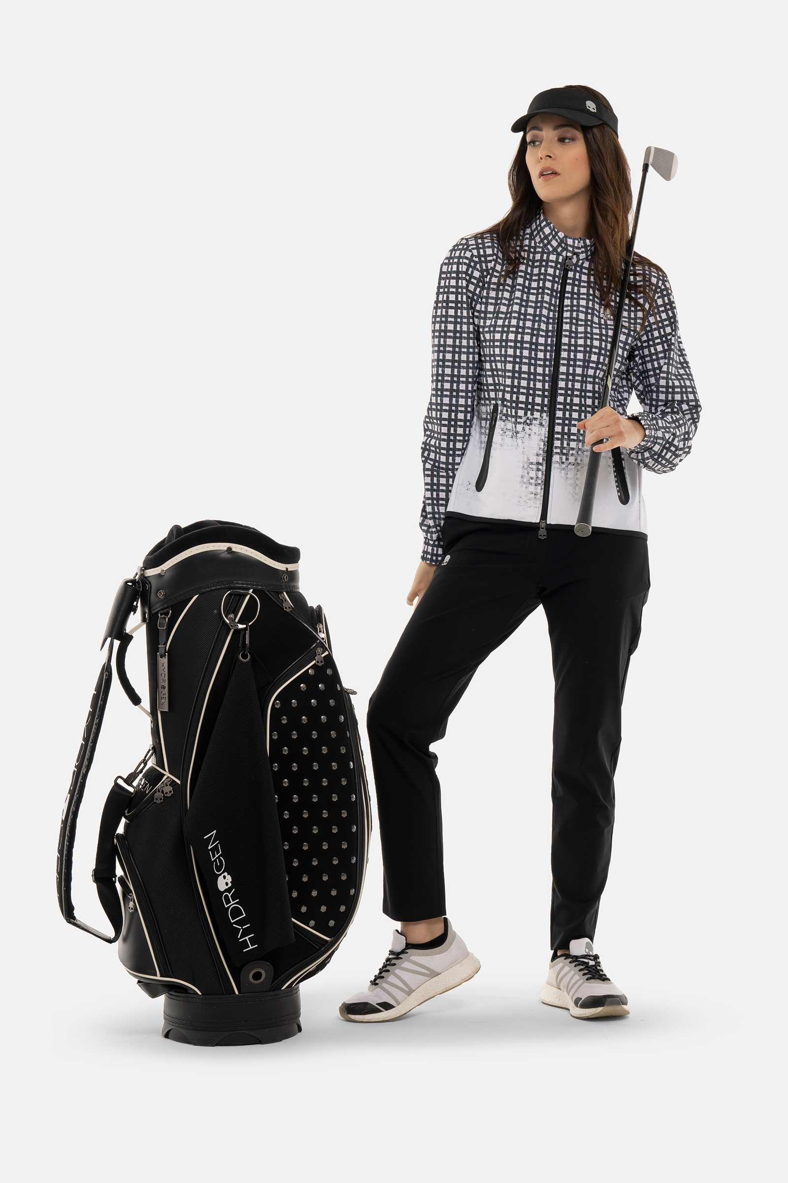 PAINTED TARTAN TECH JACKET - TARTAN - Hydrogen - Luxury Sportwear
