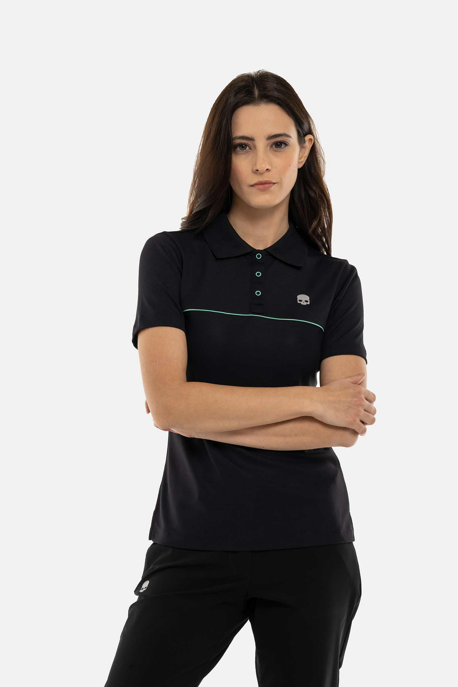 LINE TECH POLO PIQUET - BLUE - Hydrogen - Luxury Sportwear
