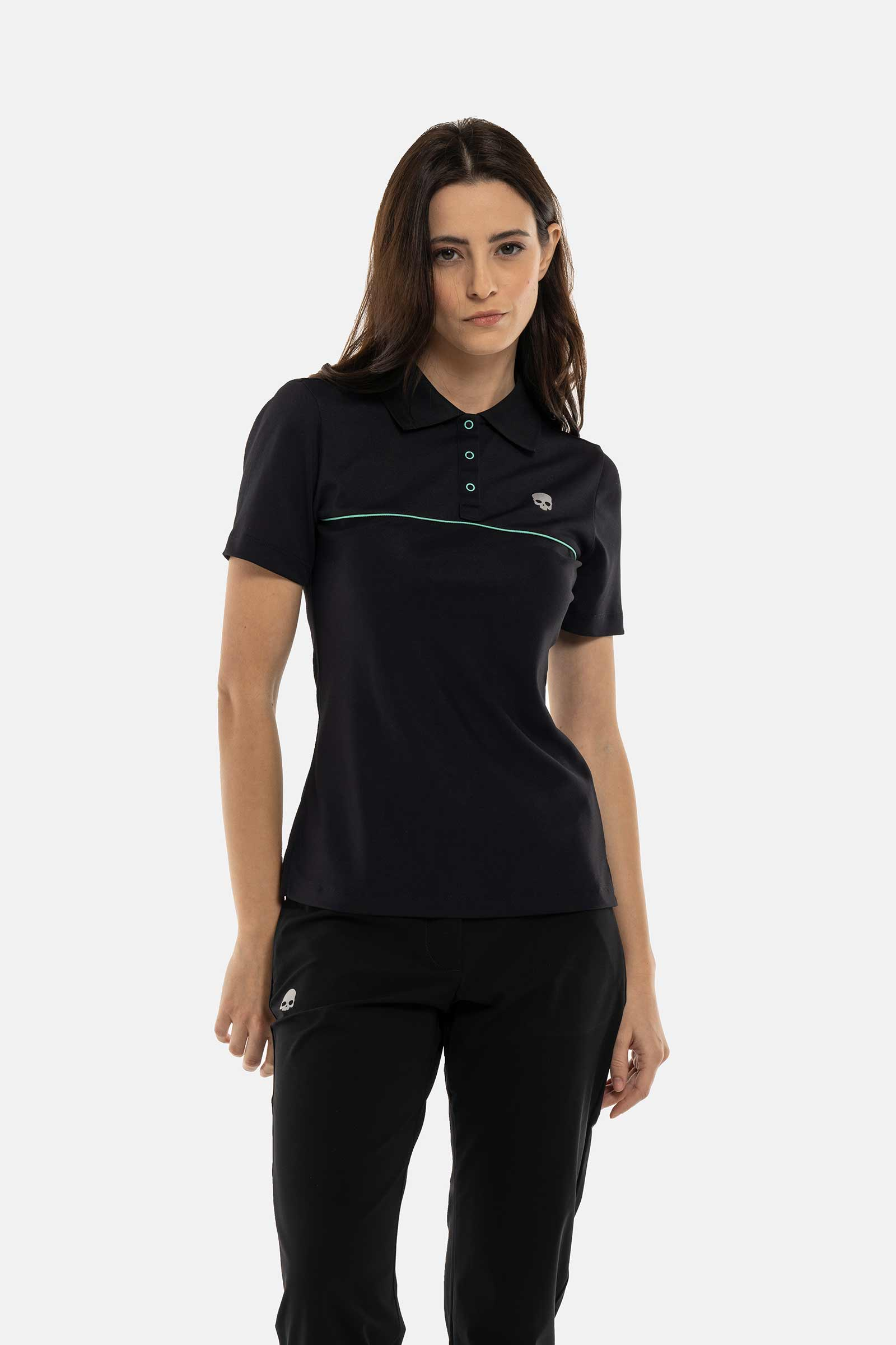 LINE TECH POLO PIQUET - BLUE - Hydrogen - Luxury Sportwear