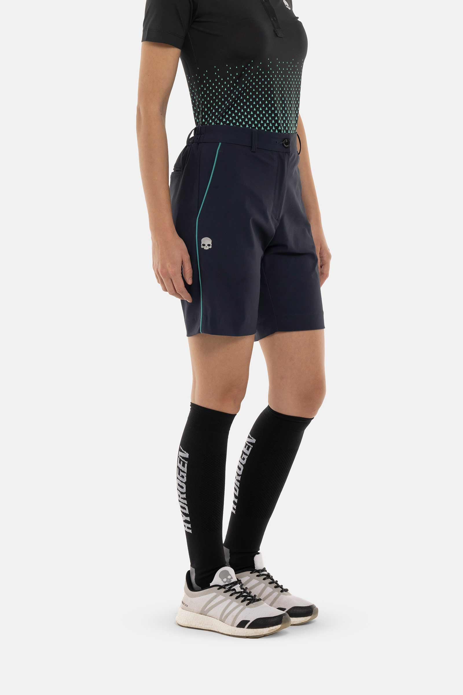 LINE TECH SHORTS - BLUE - Hydrogen - Luxury Sportwear