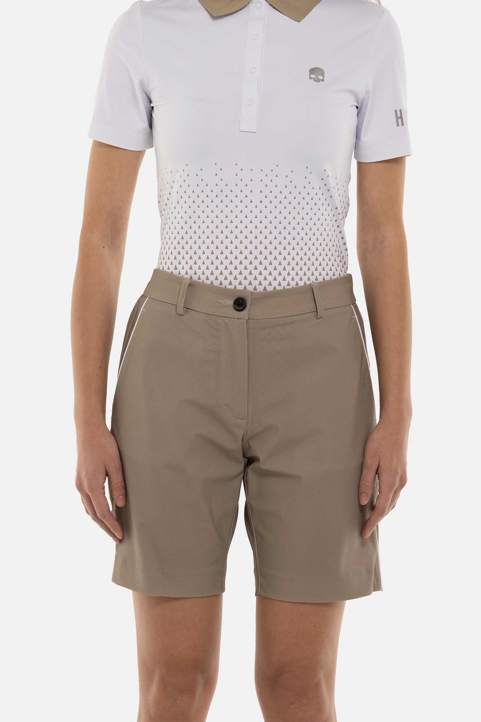 LINE TECH SHORTS - BEIGE - Hydrogen - Luxury Sportwear