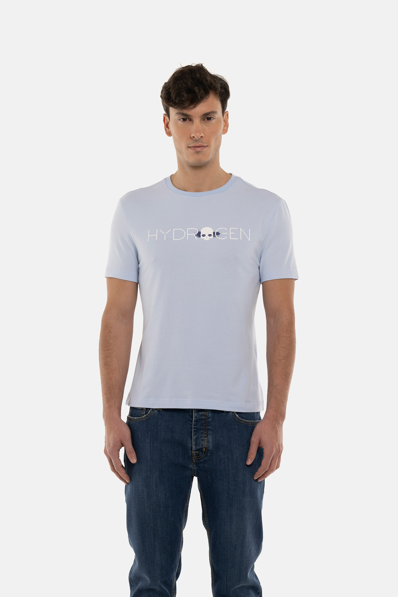 BASIC COTTON TEE - Apparel - Hydrogen - Luxury Sportwear