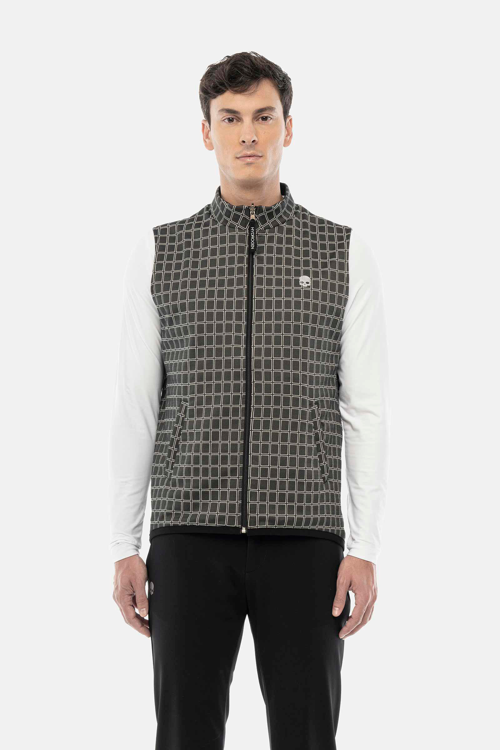 TILES REVERSIBLE TECH VEST - Apparel - Hydrogen - Luxury Sportwear