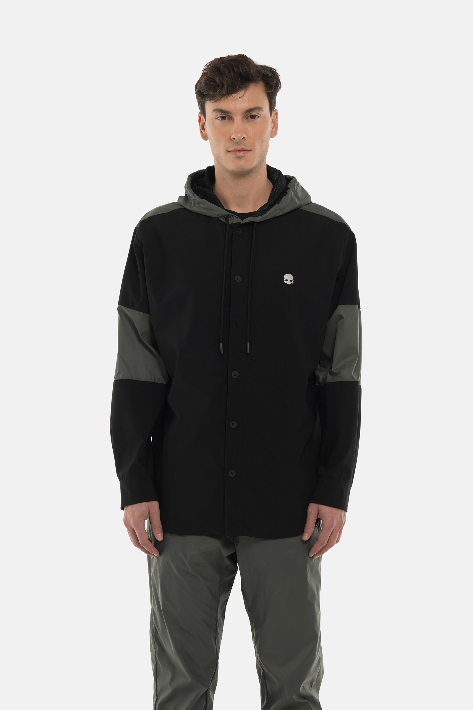 NYLON JACKET SHIRT - Apparel - Hydrogen - Luxury Sportwear