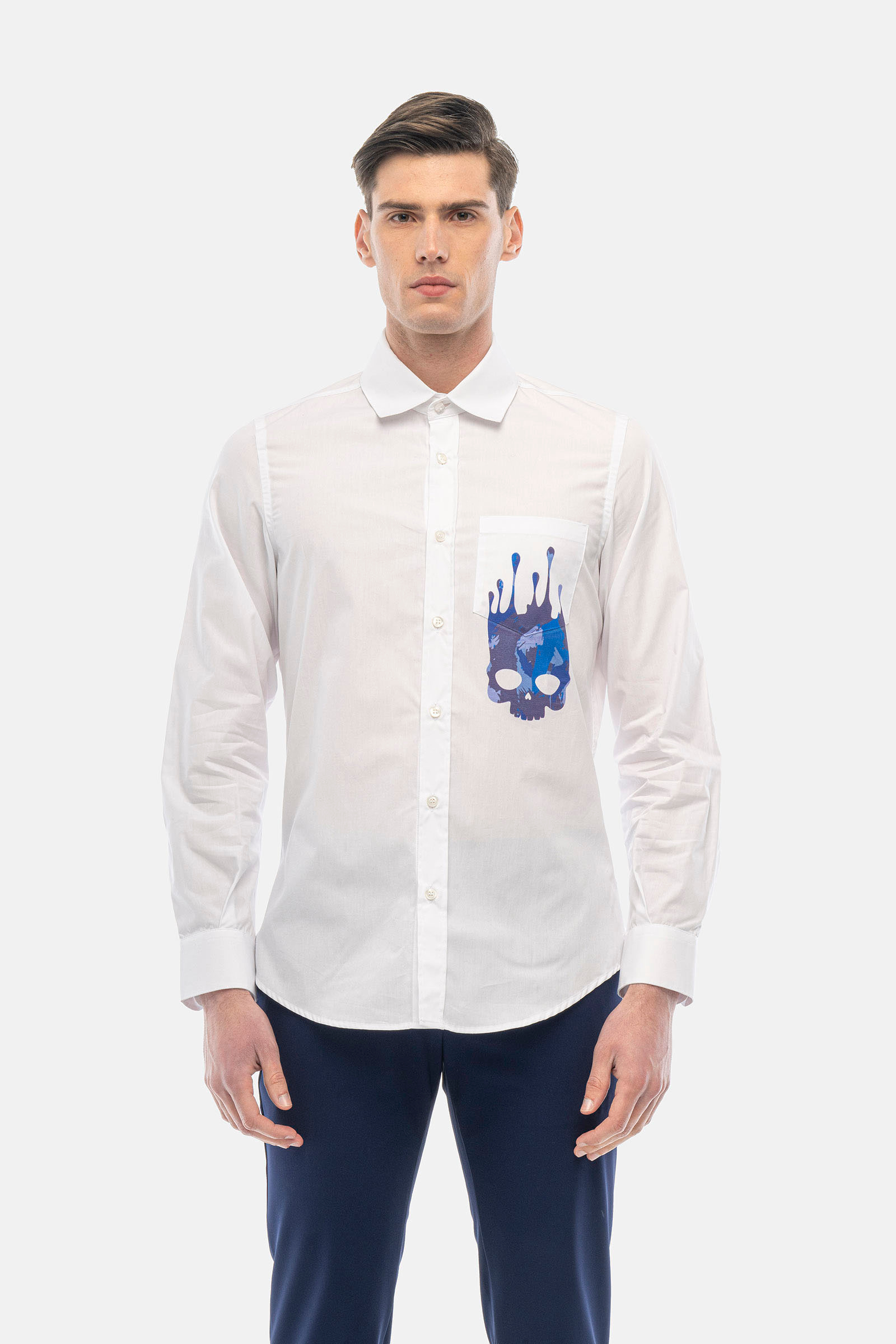DRIP SHIRT - WHITE - Hydrogen - Luxury Sportwear