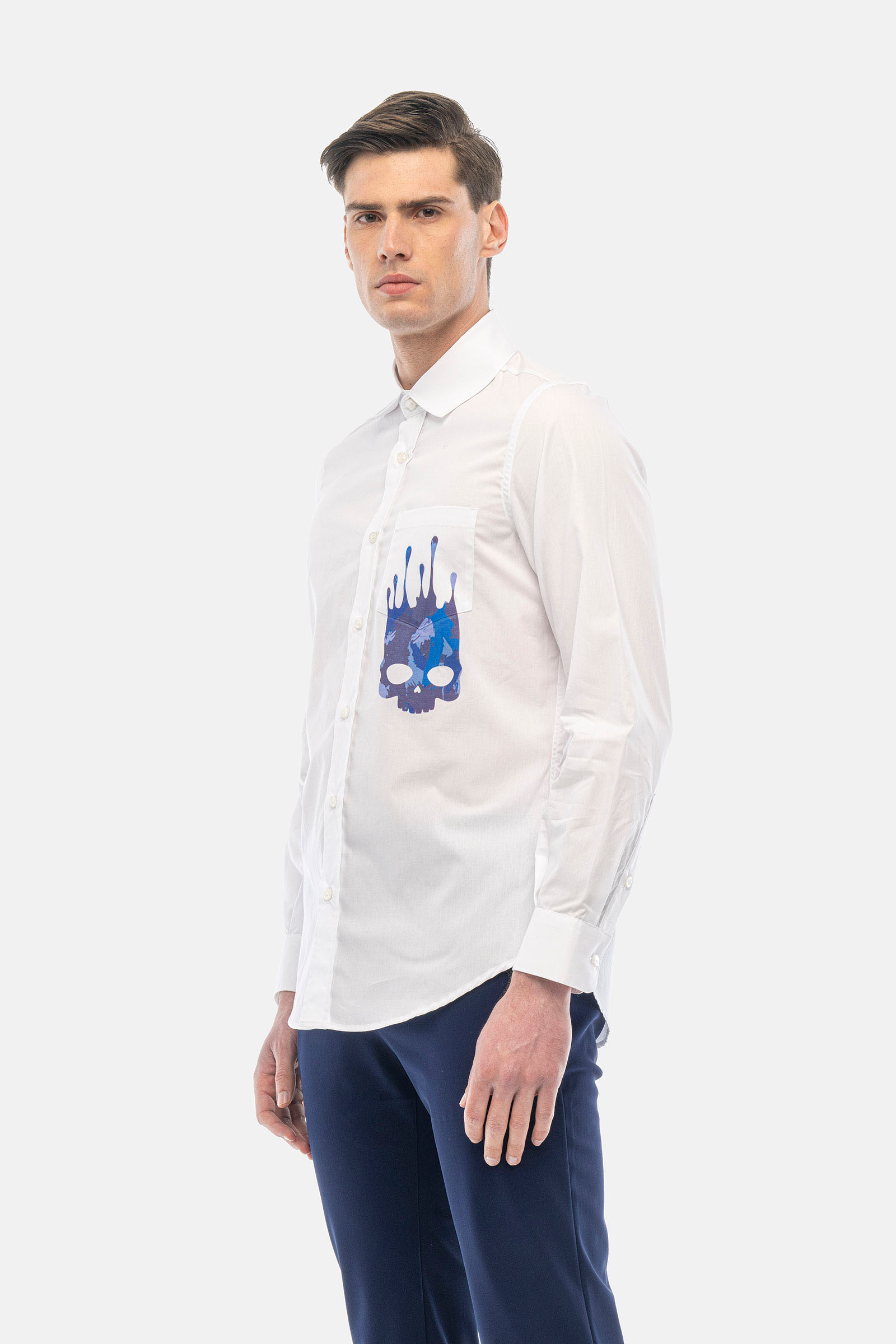 DRIP SHIRT - WHITE - Hydrogen - Luxury Sportwear