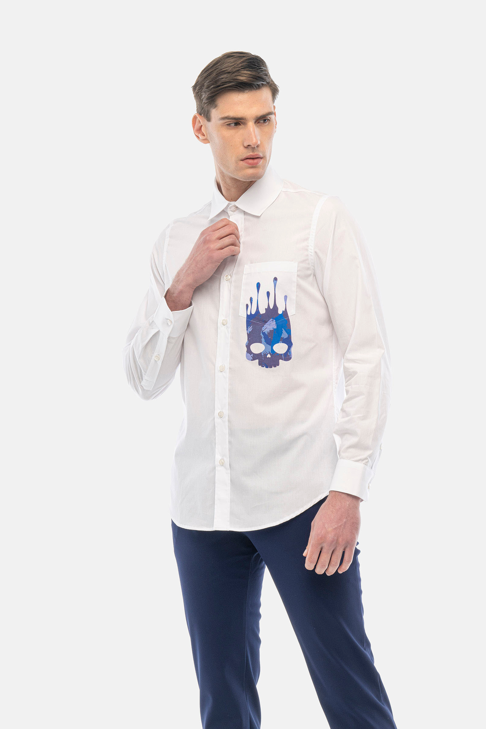 DRIP SHIRT - WHITE - Hydrogen - Luxury Sportwear