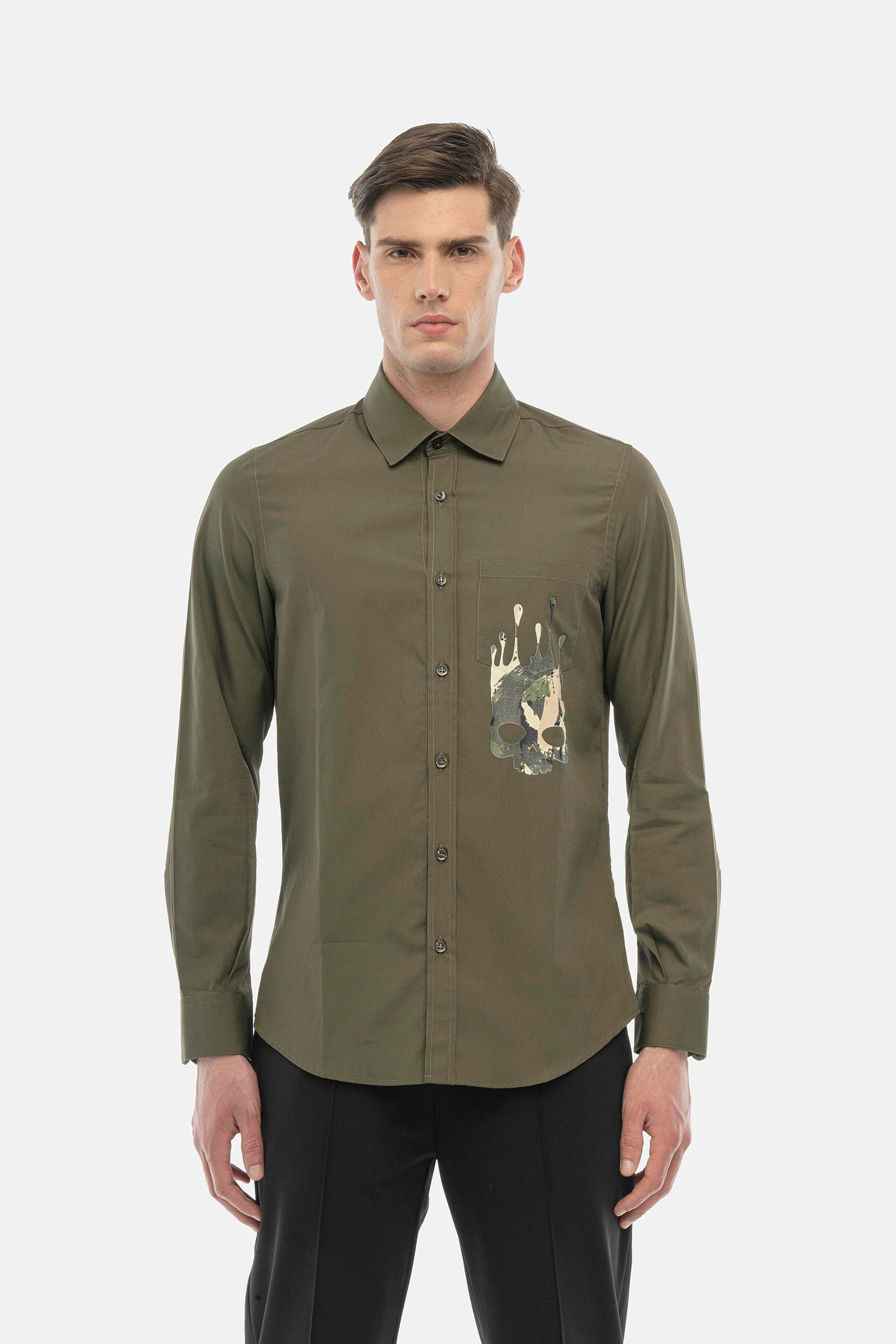DRIP SHIRT - GREEN - Hydrogen - Luxury Sportwear