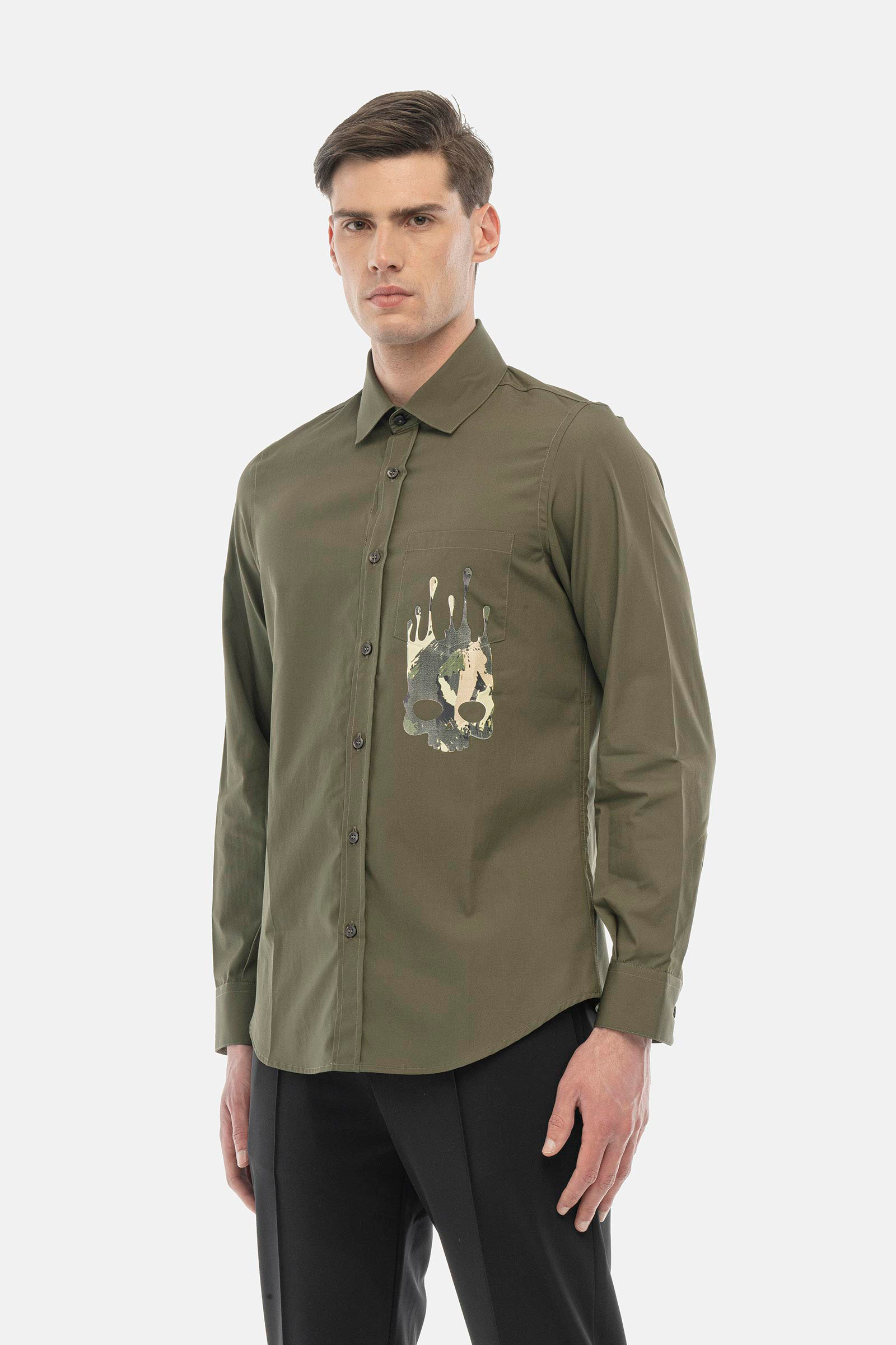 DRIP SHIRT - GREEN - Hydrogen - Luxury Sportwear