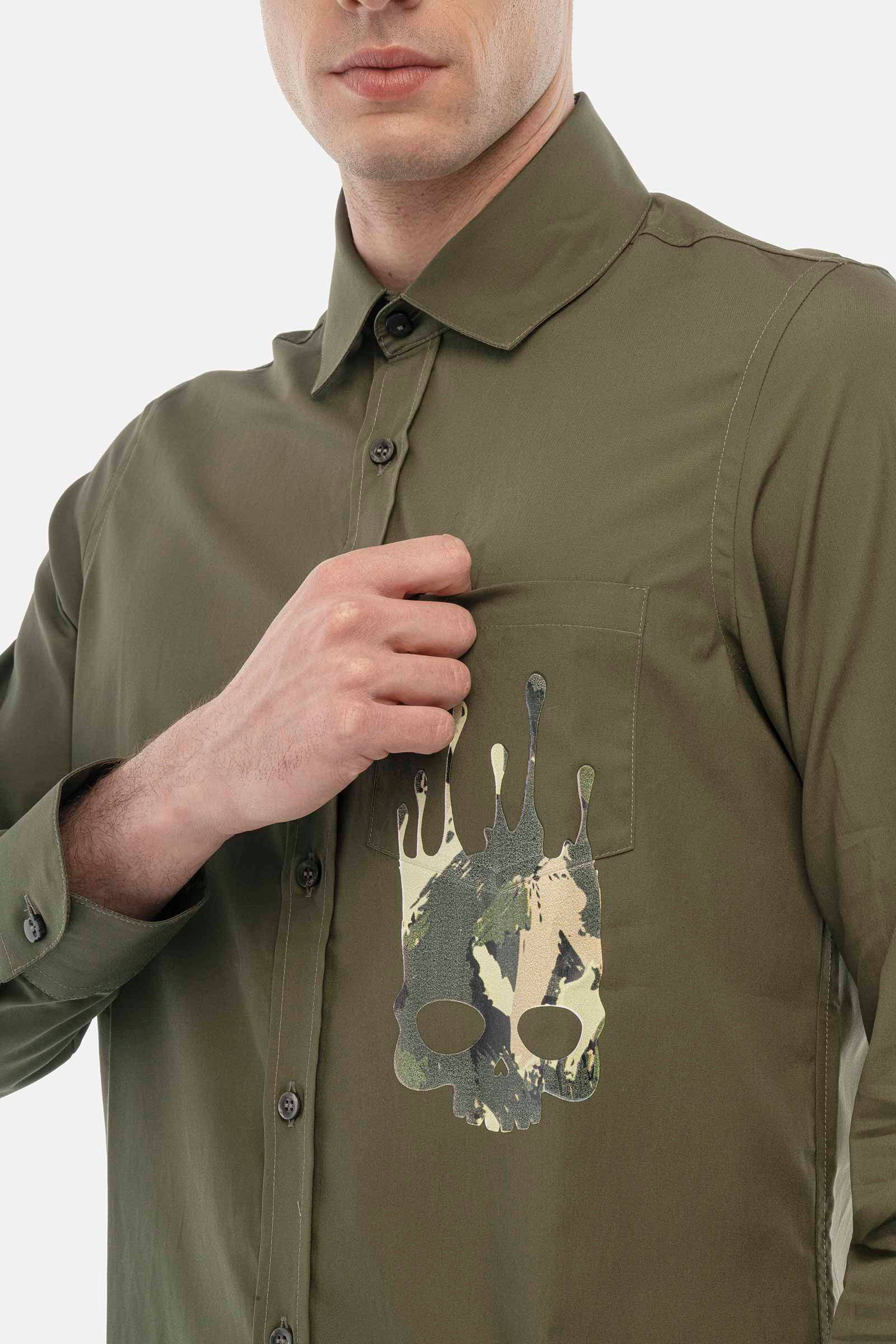 DRIP SHIRT - GREEN - Hydrogen - Luxury Sportwear