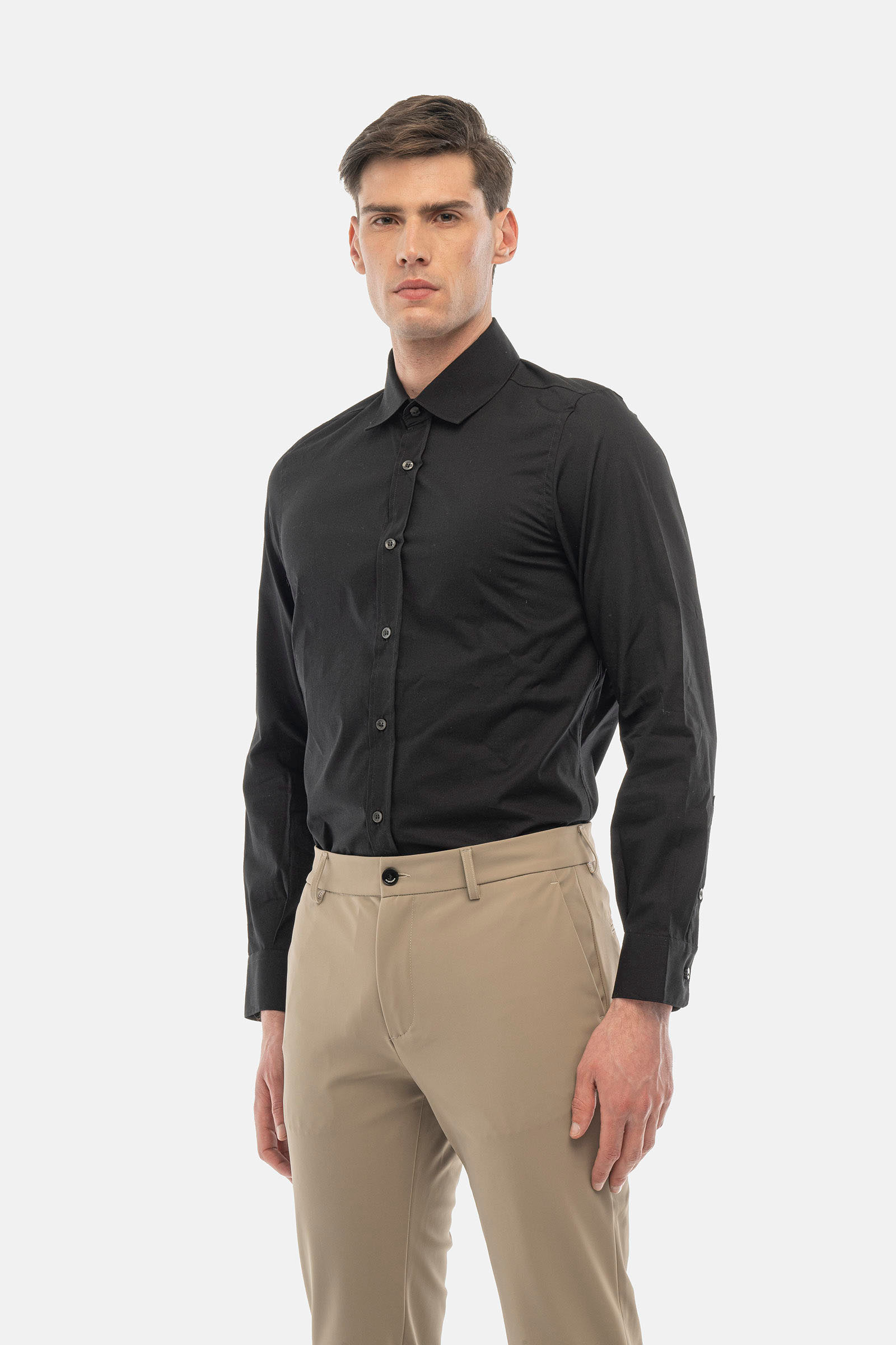 SHIRT - BLACK - Hydrogen - Luxury Sportwear
