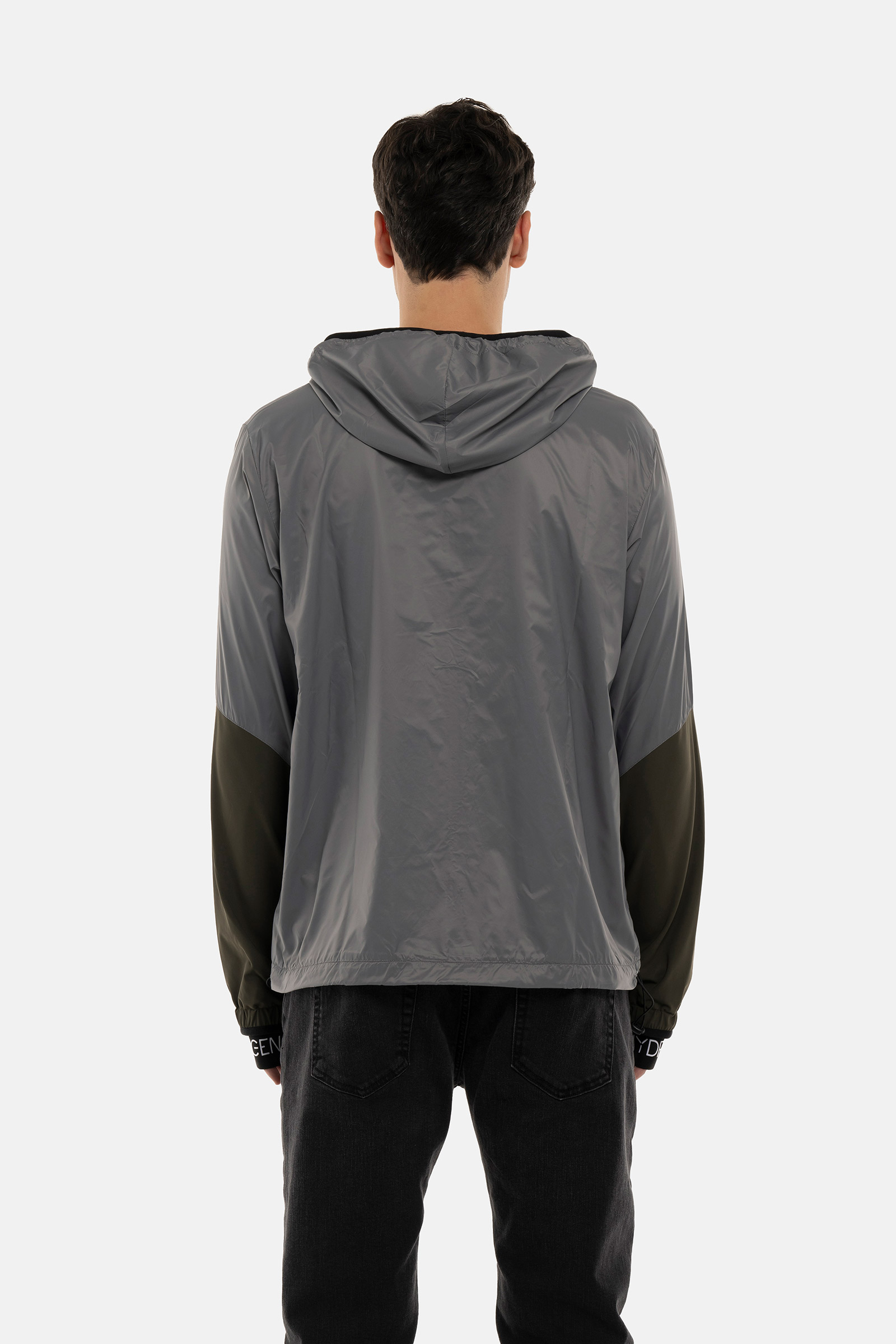 NYLON TECH JACKET - GREY,GREEN - Hydrogen - Luxury Sportwear