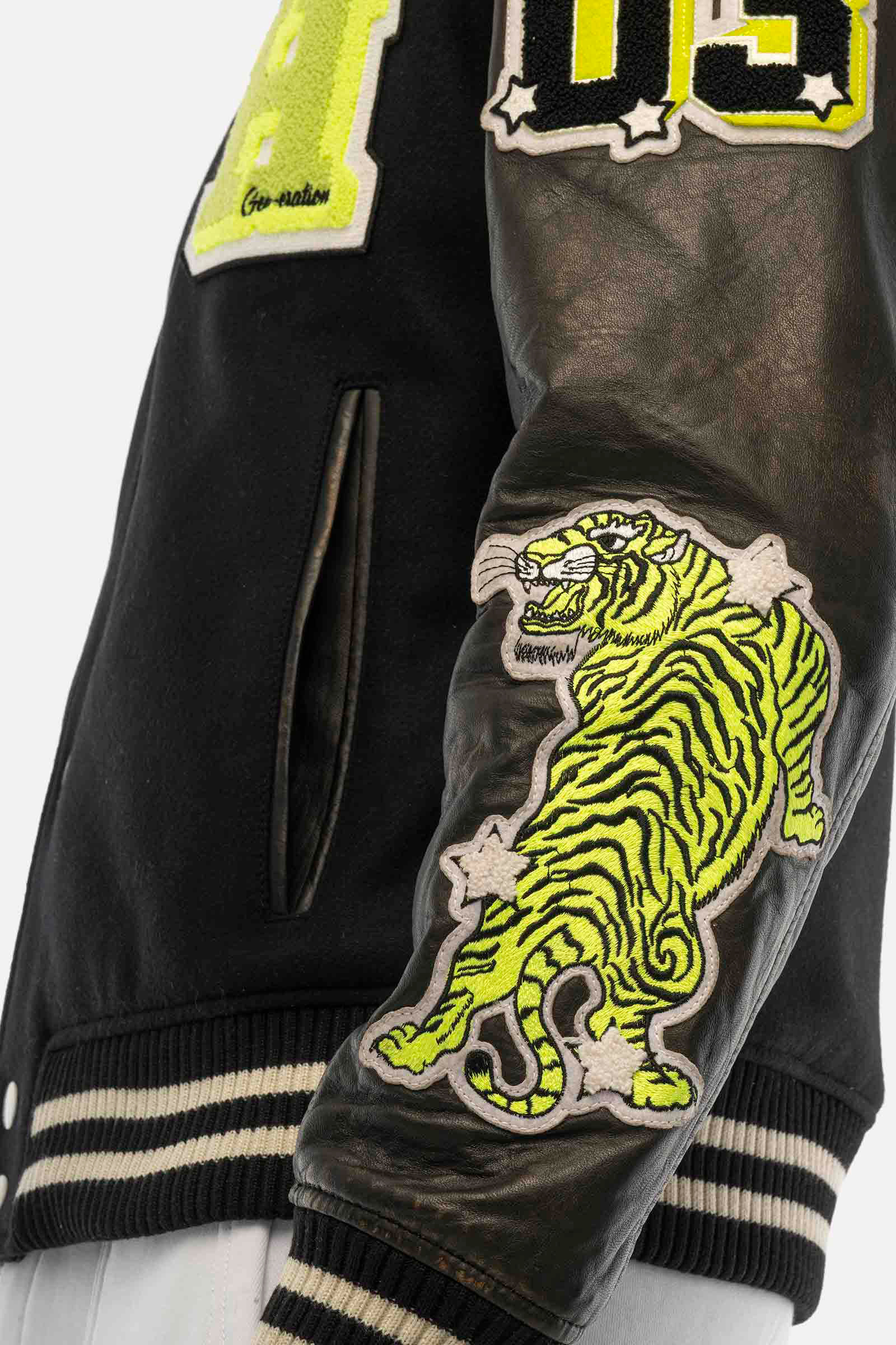COLLEGE JACKET - BLACK - Hydrogen - Luxury Sportwear