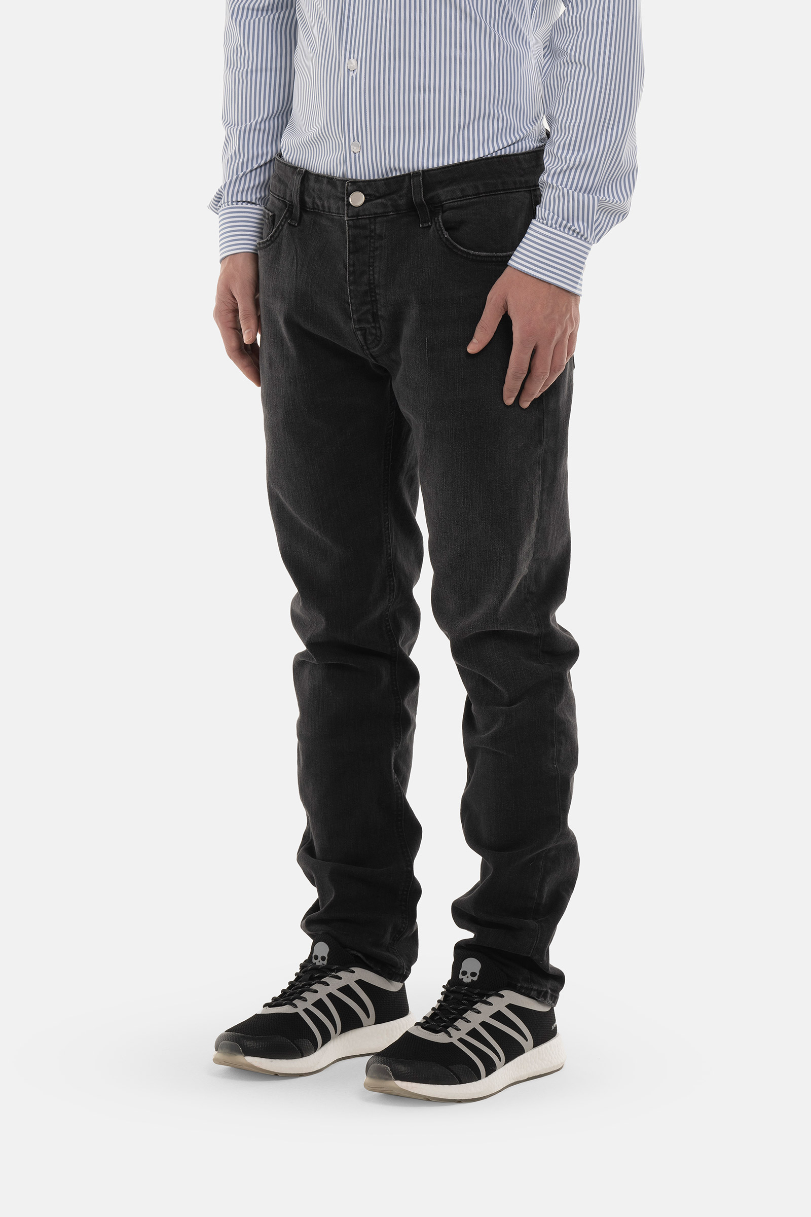 DENIM SKULL - BLACK - Hydrogen - Luxury Sportwear