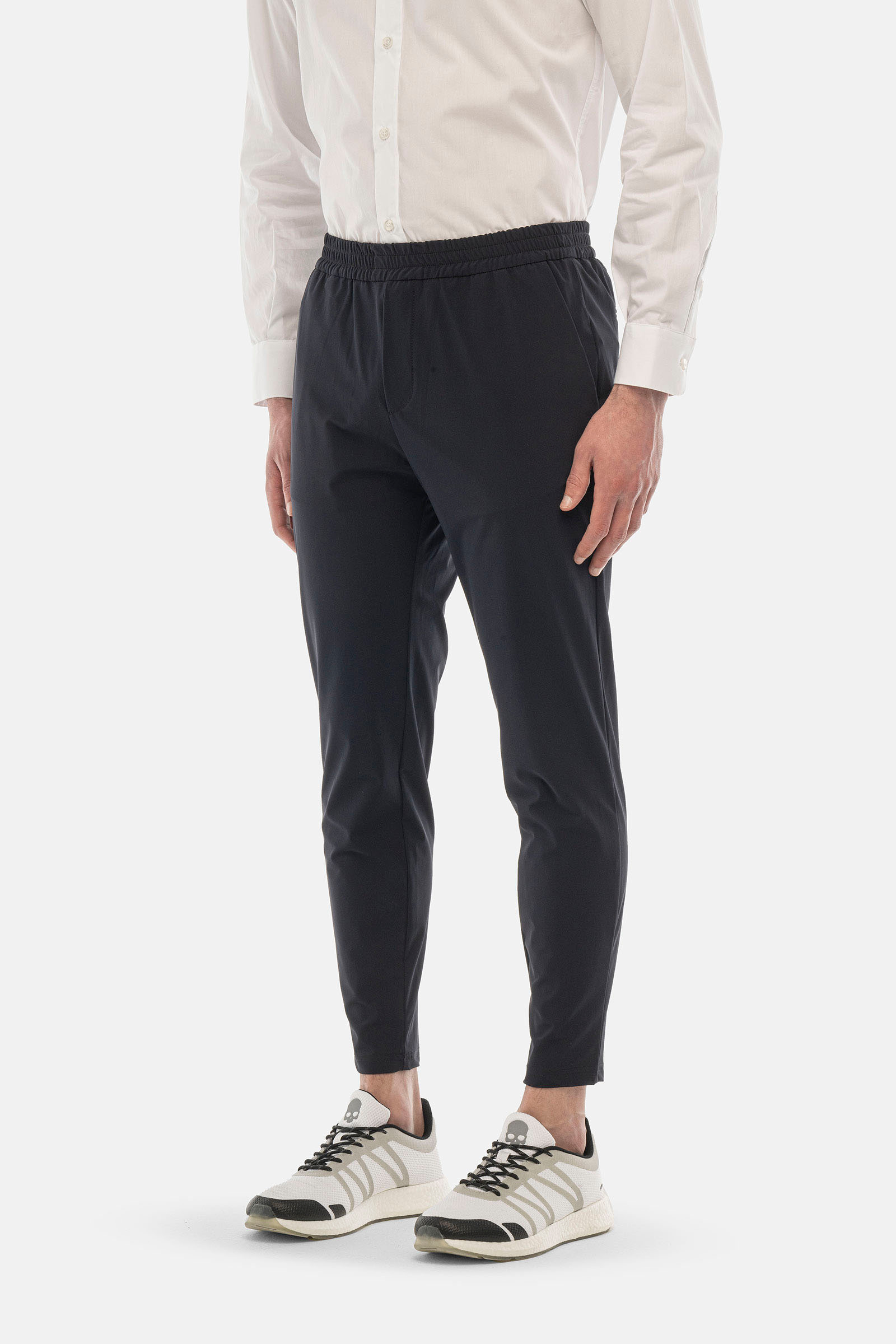 RUBBER LOGO PANTS - BLUE - Hydrogen - Luxury Sportwear