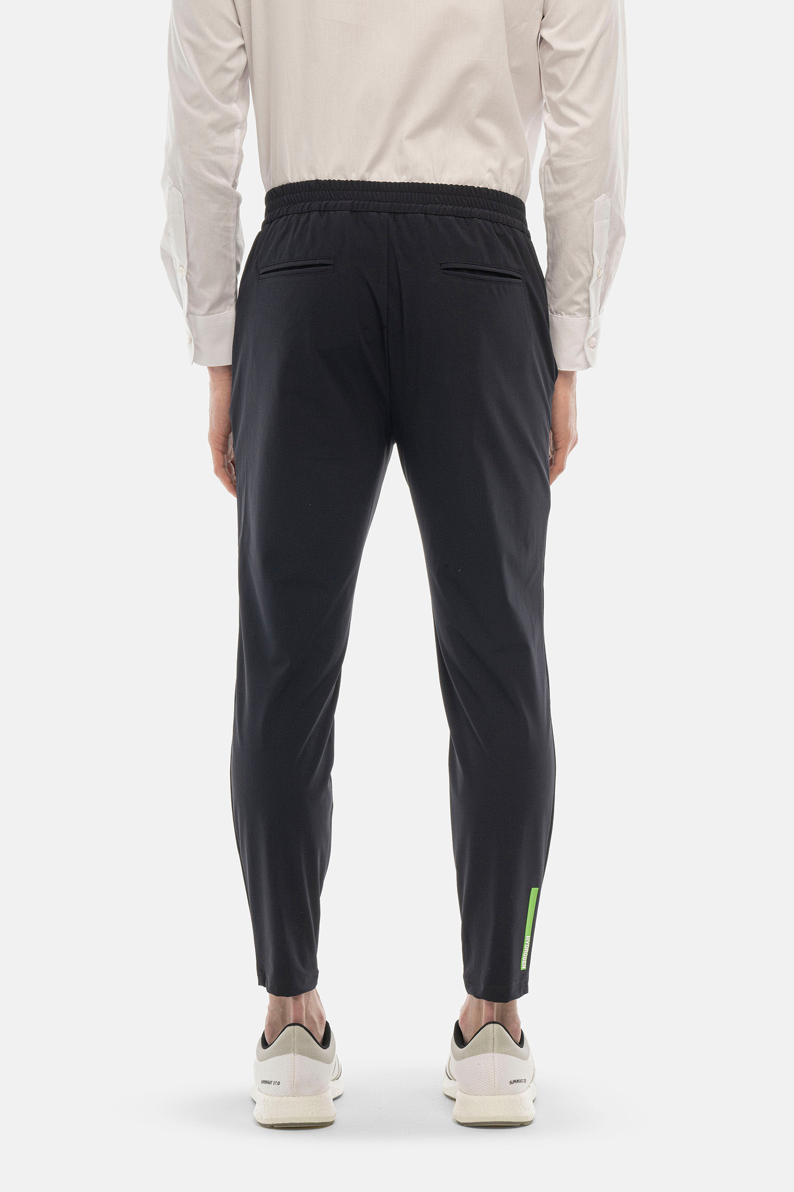 RUBBER LOGO PANTS - BLUE - Hydrogen - Luxury Sportwear