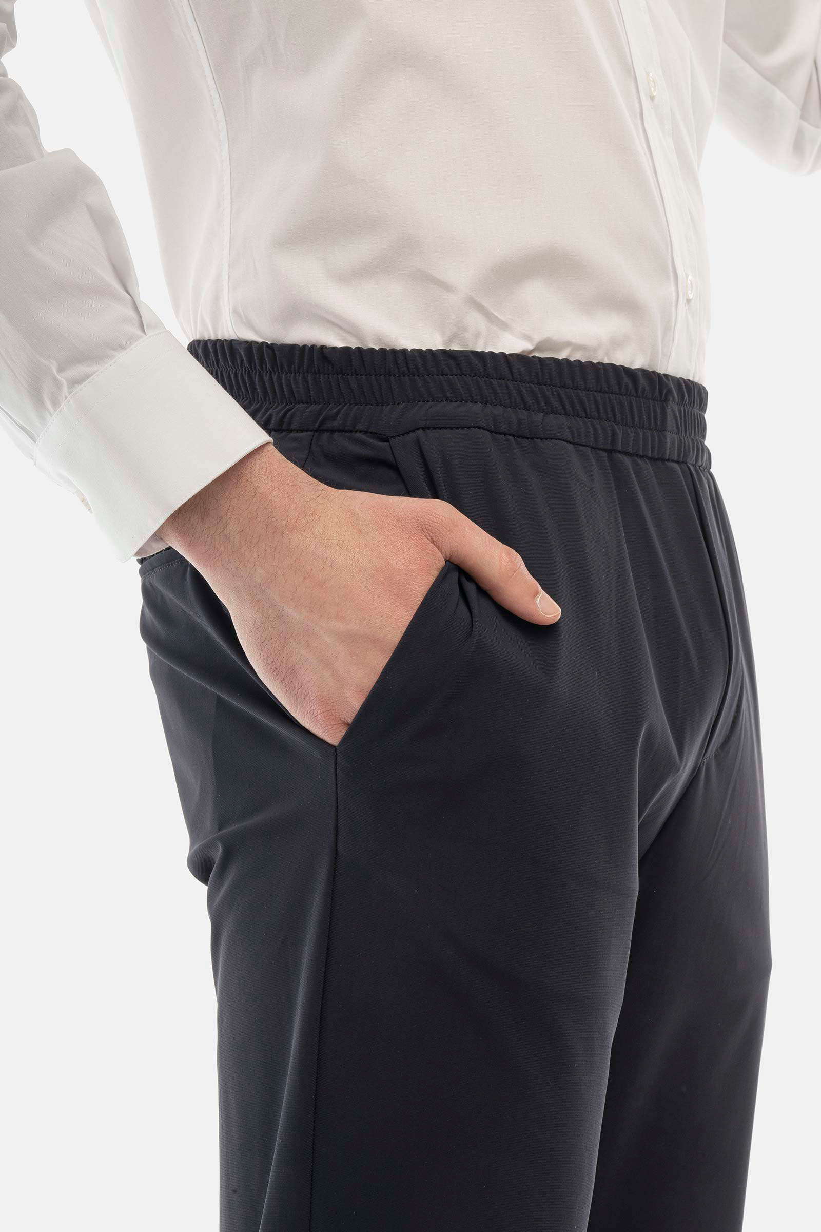RUBBER LOGO PANTS - BLUE - Hydrogen - Luxury Sportwear