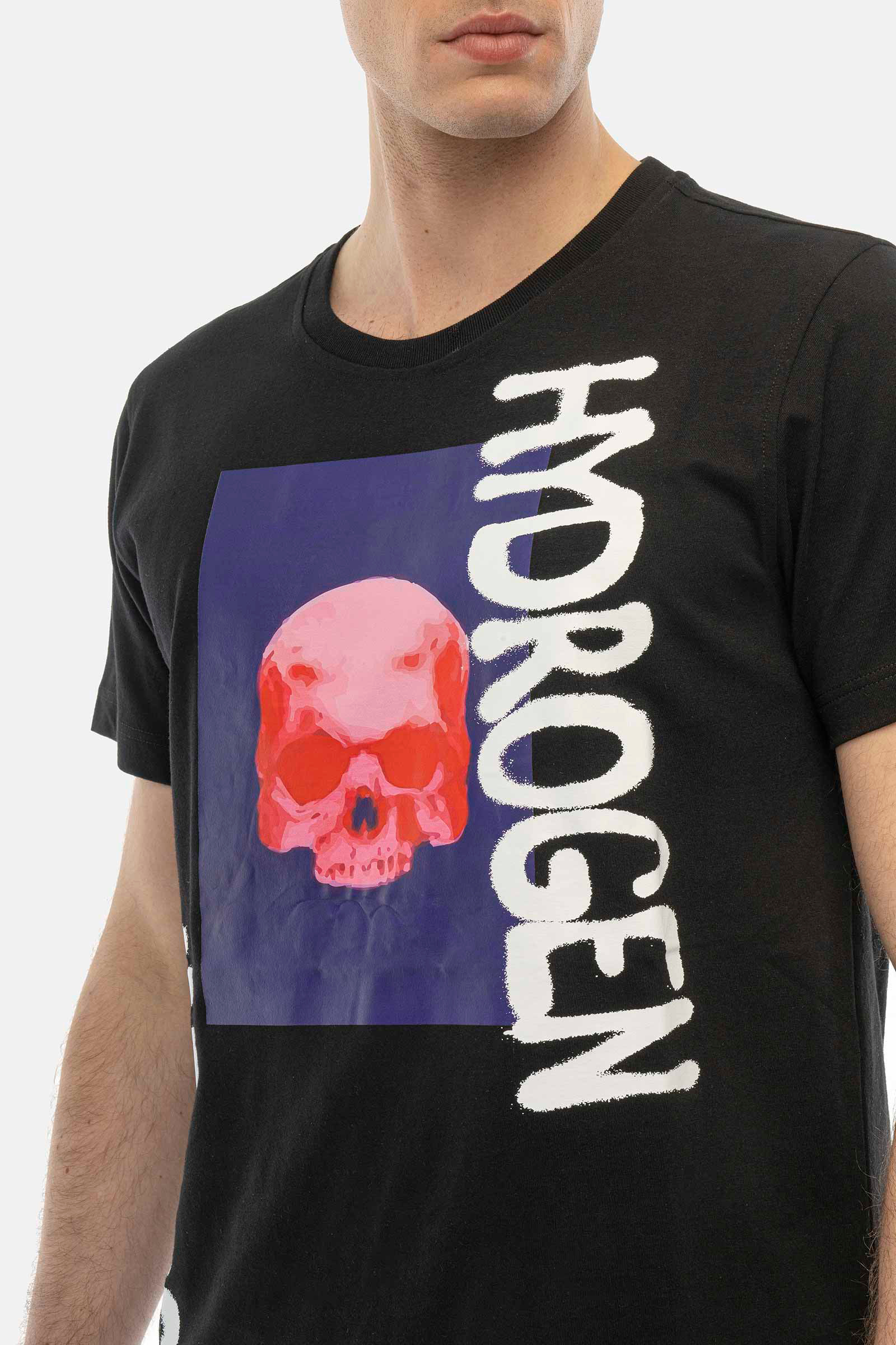 COLOR POP T-SHIRT - BLACK - Hydrogen - Luxury Sportwear