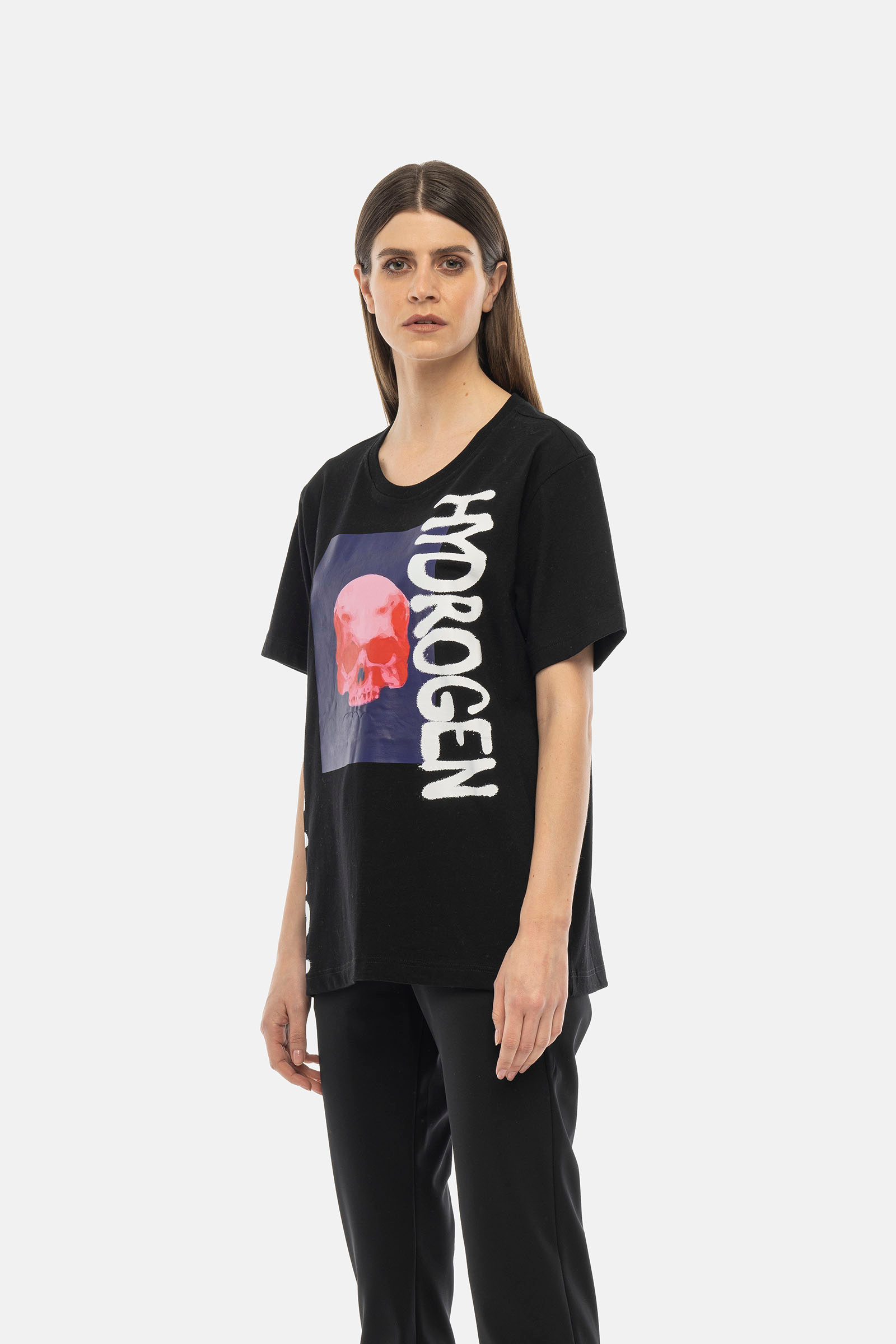 COLOR POP T-SHIRT - BLACK - Hydrogen - Luxury Sportwear