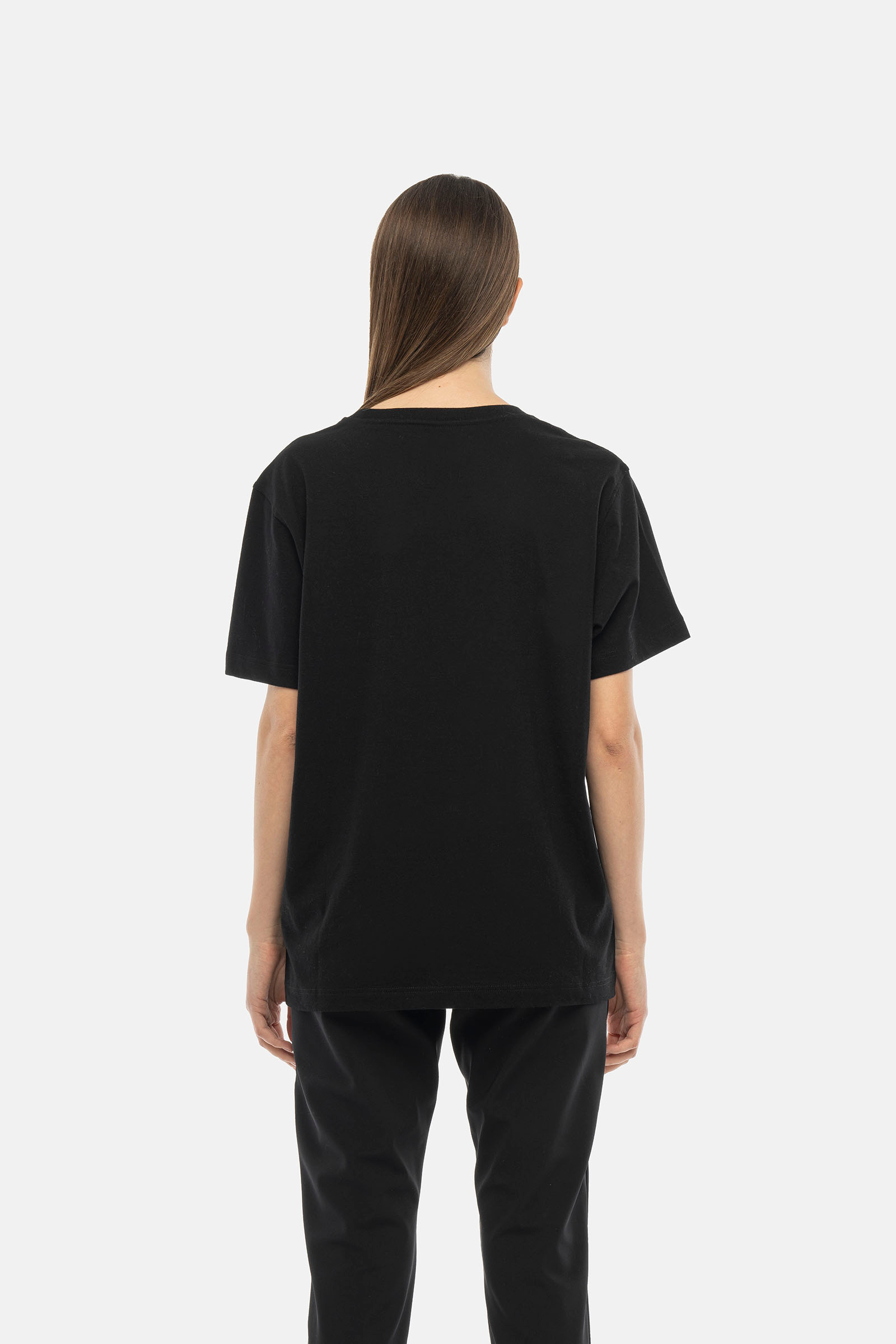 COLLEGE T-SHIRT - BLACK - Hydrogen - Luxury Sportwear