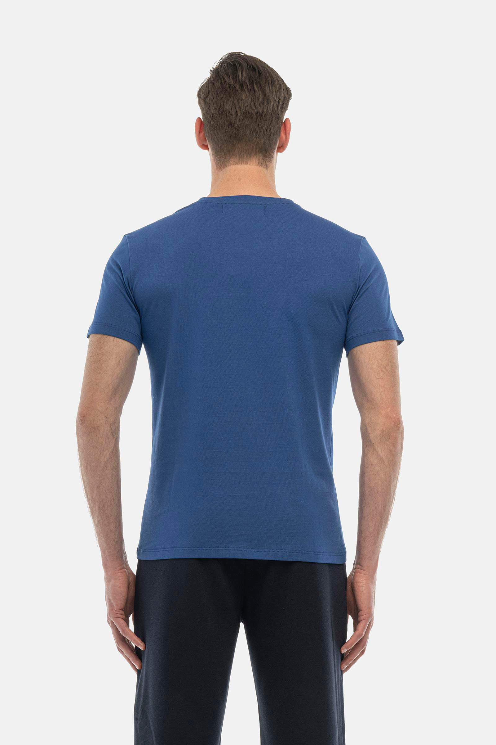 T-shirt Teschio - BLUE,WHITE - Abbigliamento sportivo | Hydrogen