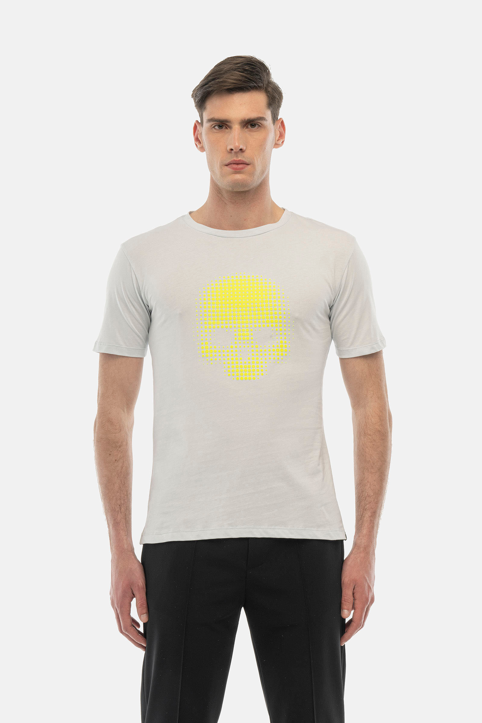 T-shirt Teschio - GREY,YELLOW - Abbigliamento sportivo | Hydrogen