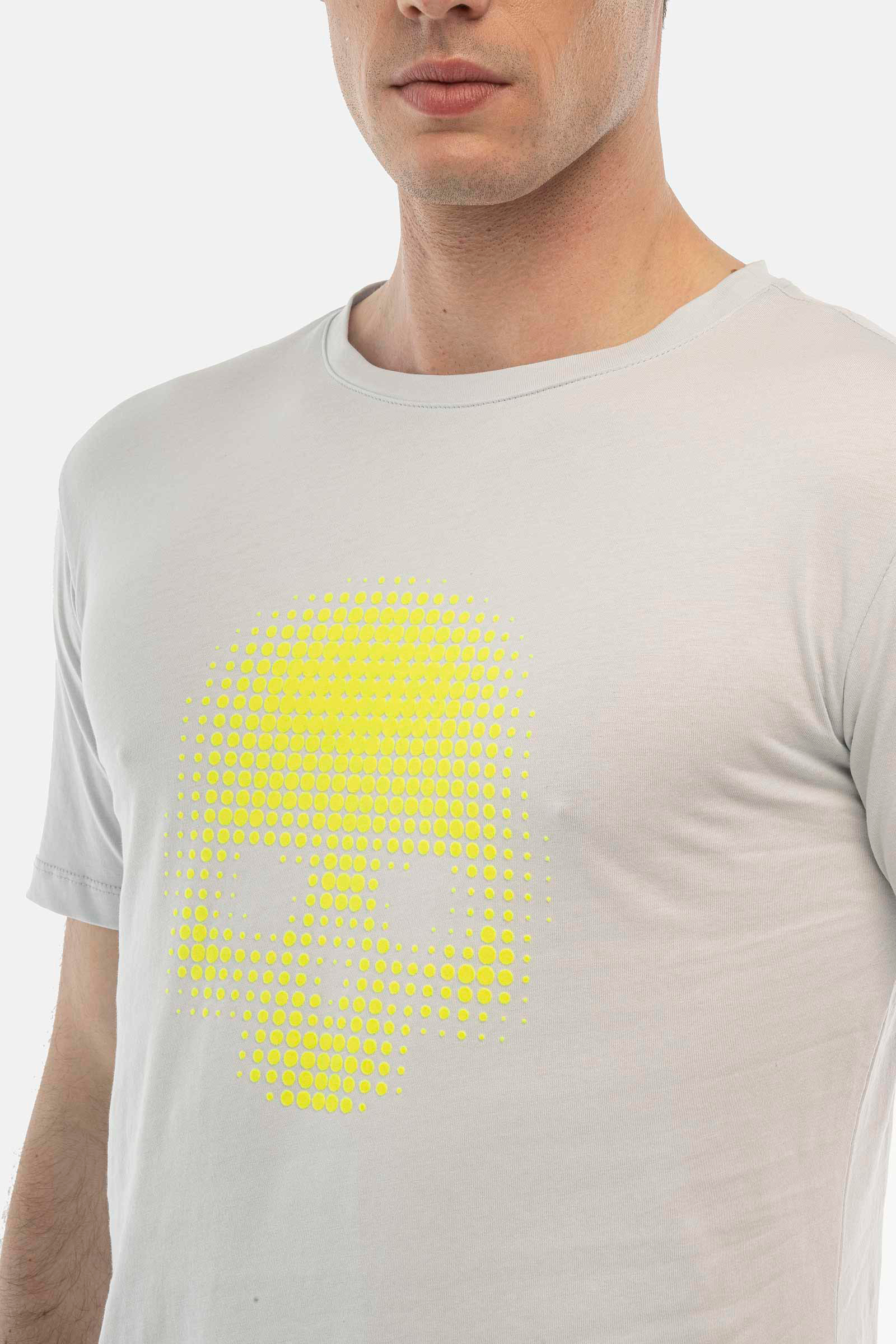 T-shirt Teschio - GREY,YELLOW - Abbigliamento sportivo | Hydrogen