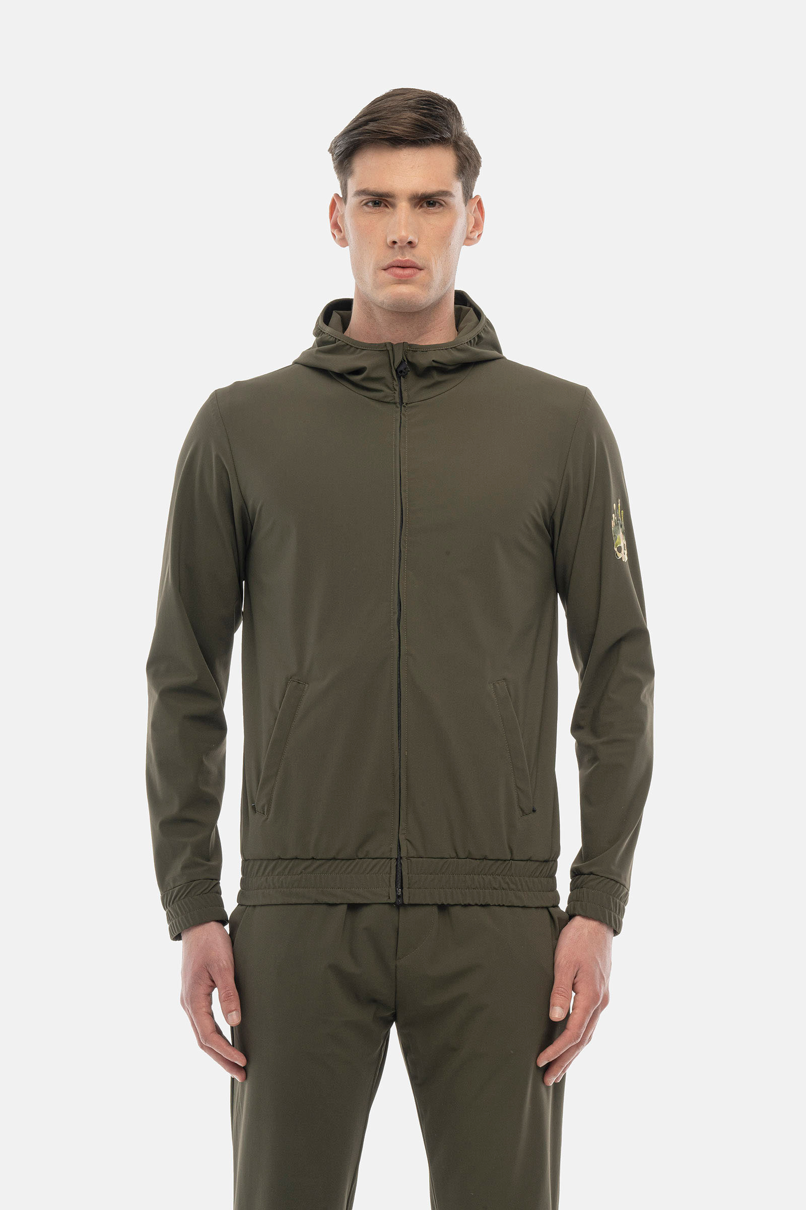 DRIP FULLZIP HOODIE - GREEN - Hydrogen - Luxury Sportwear