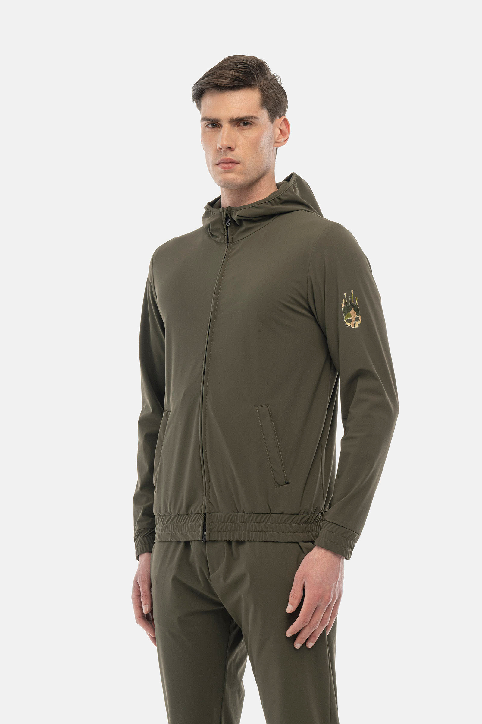 DRIP FULLZIP HOODIE - GREEN - Hydrogen - Luxury Sportwear