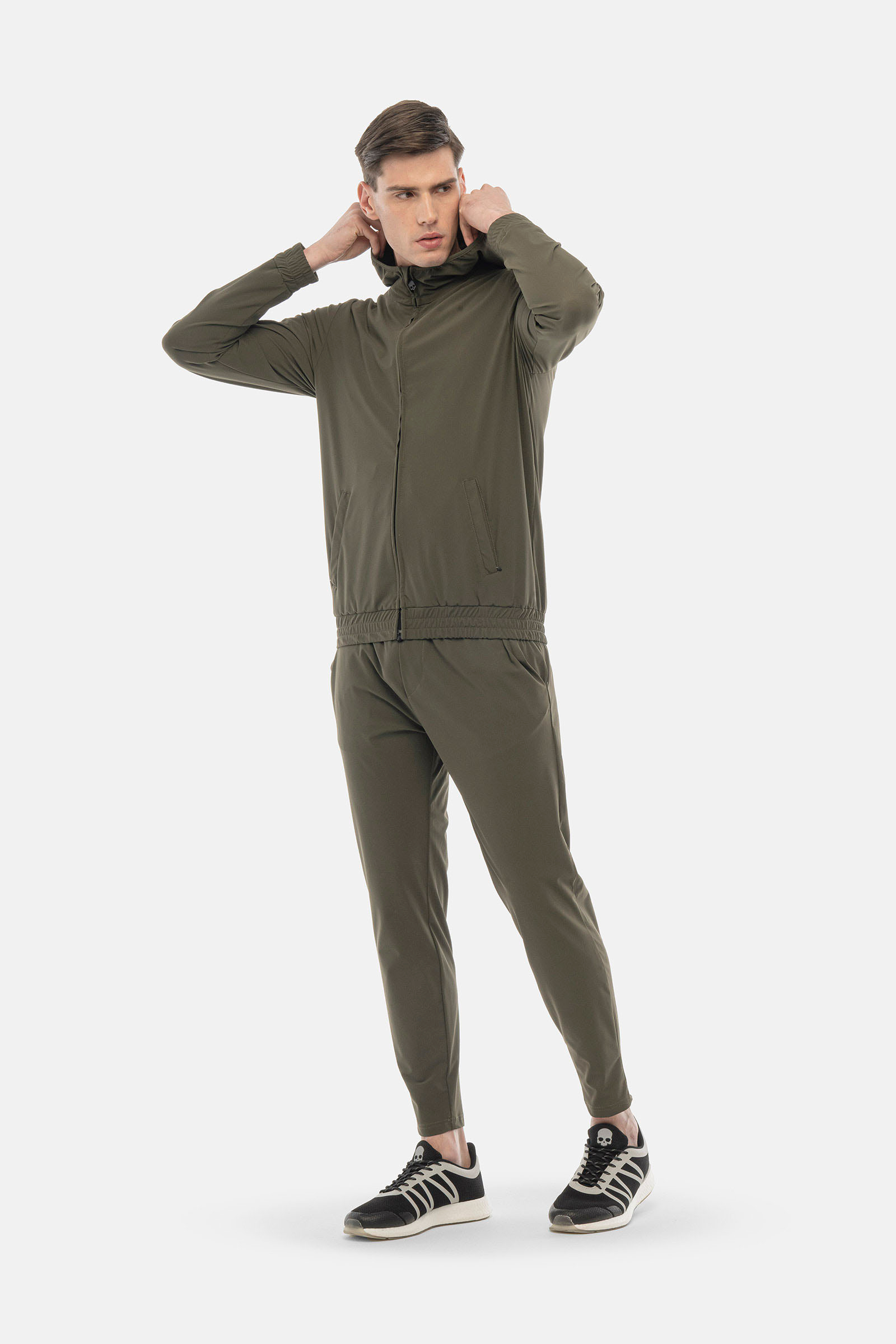 DRIP FULLZIP HOODIE - GREEN - Hydrogen - Luxury Sportwear