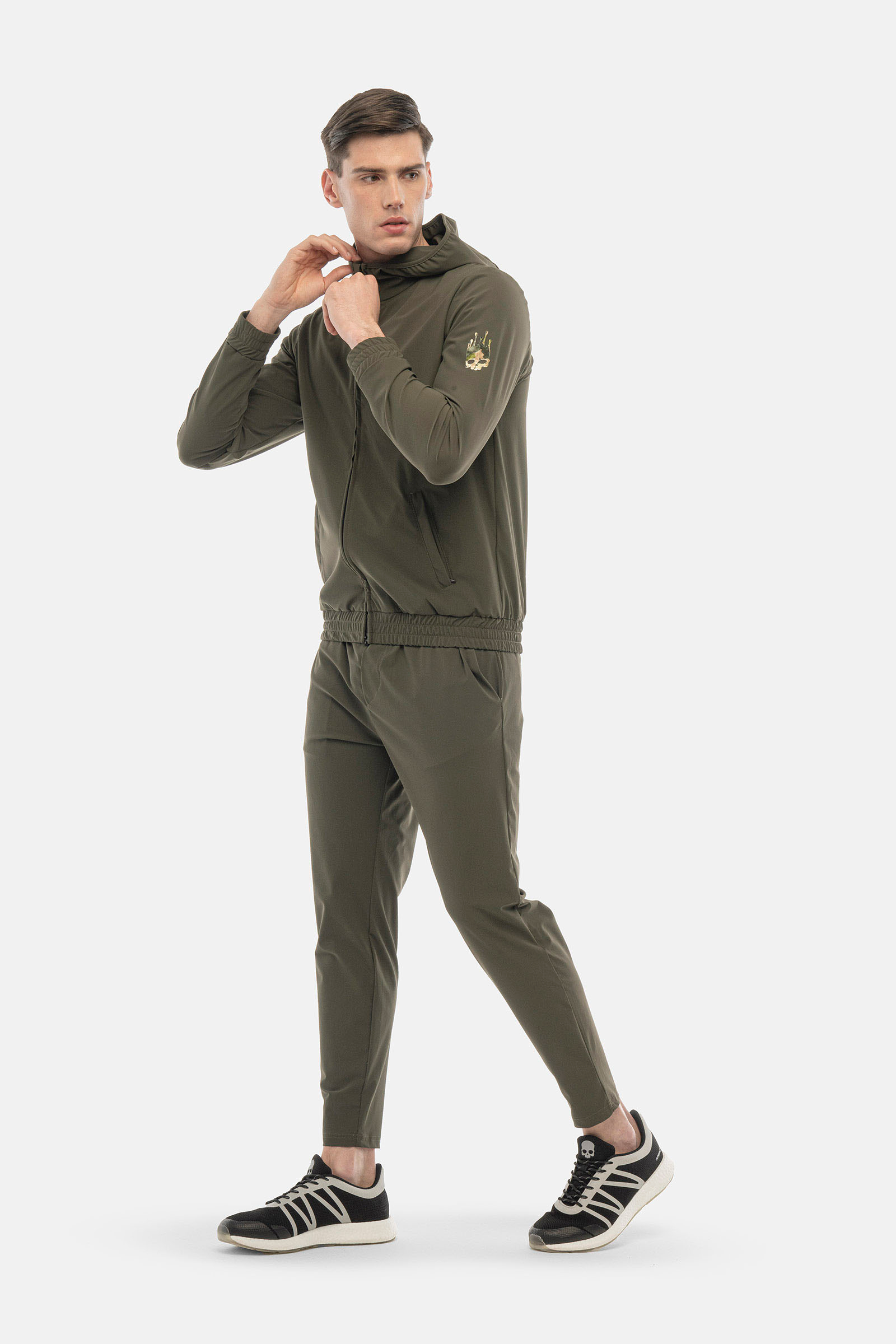 DRIP FULLZIP HOODIE - GREEN - Hydrogen - Luxury Sportwear