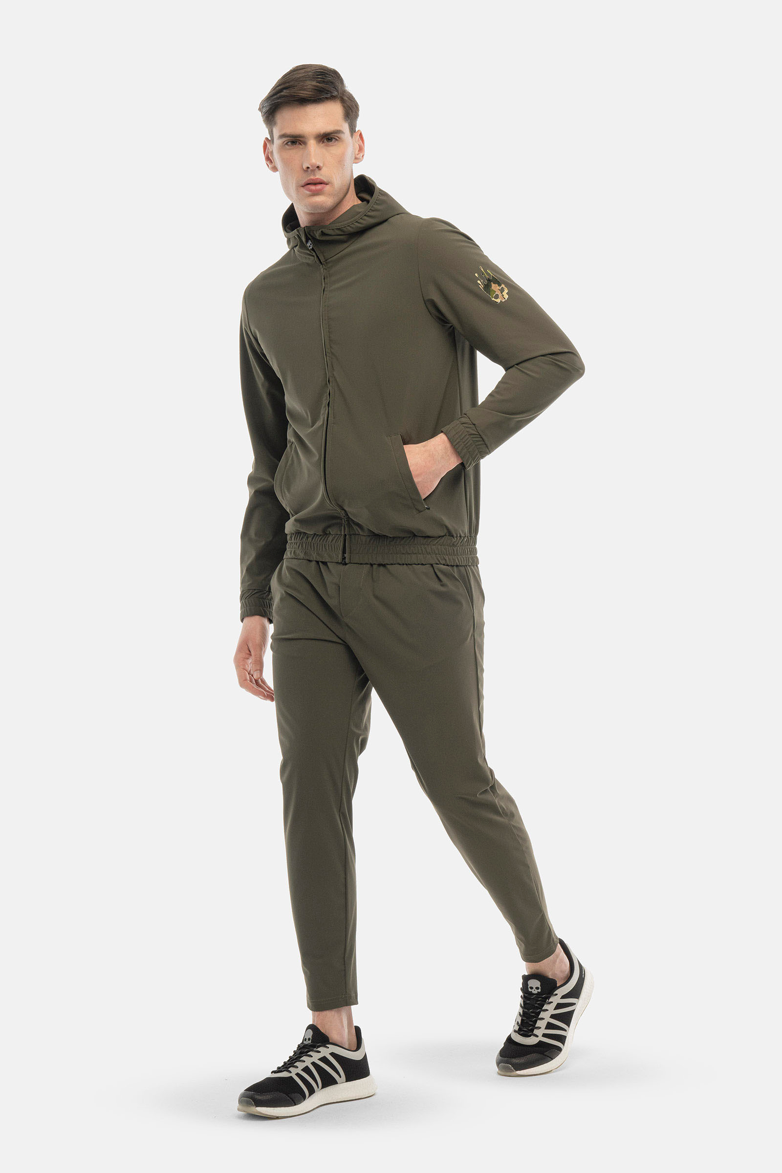 DRIP FULLZIP HOODIE - GREEN - Hydrogen - Luxury Sportwear