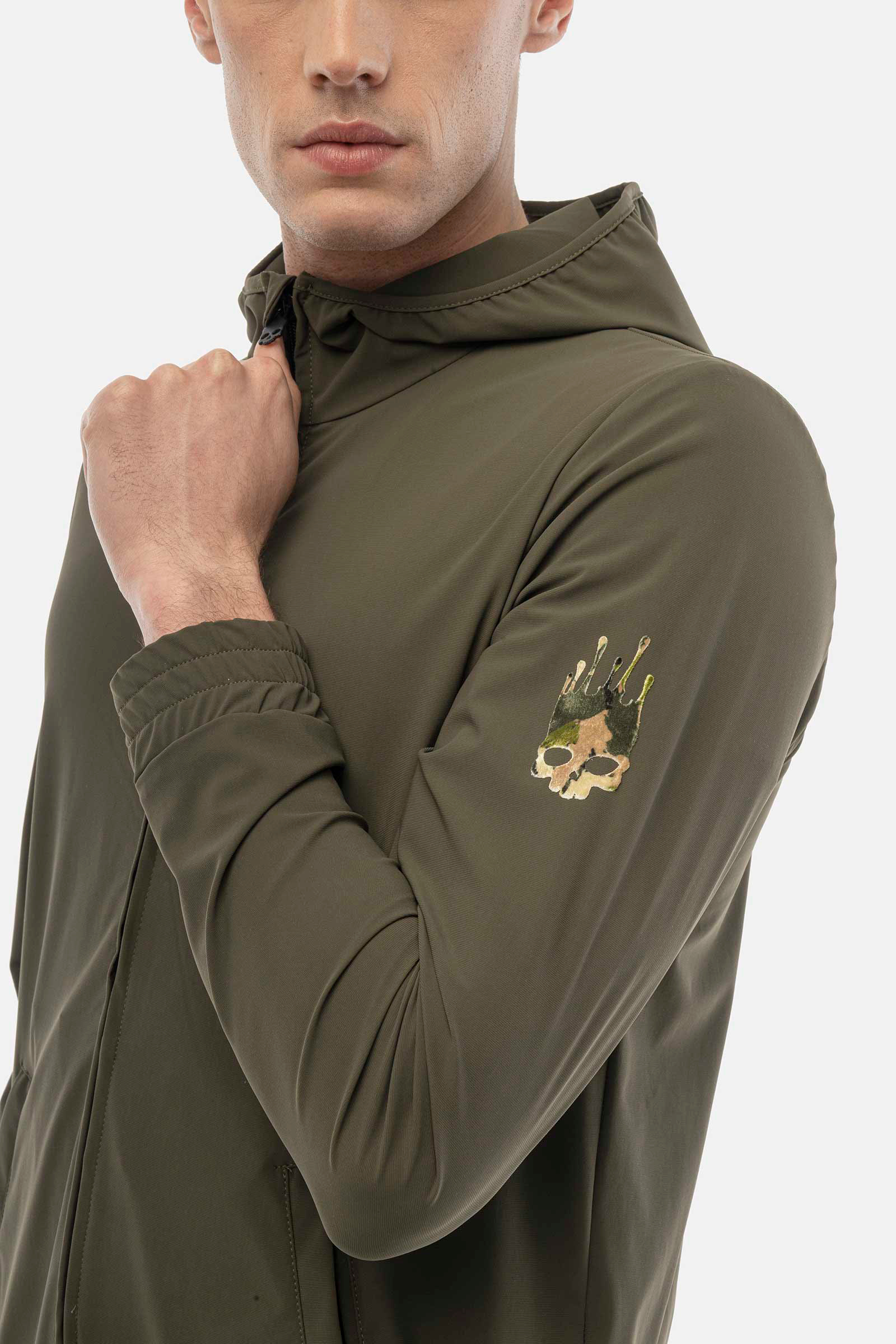 DRIP FULLZIP HOODIE - GREEN - Hydrogen - Luxury Sportwear