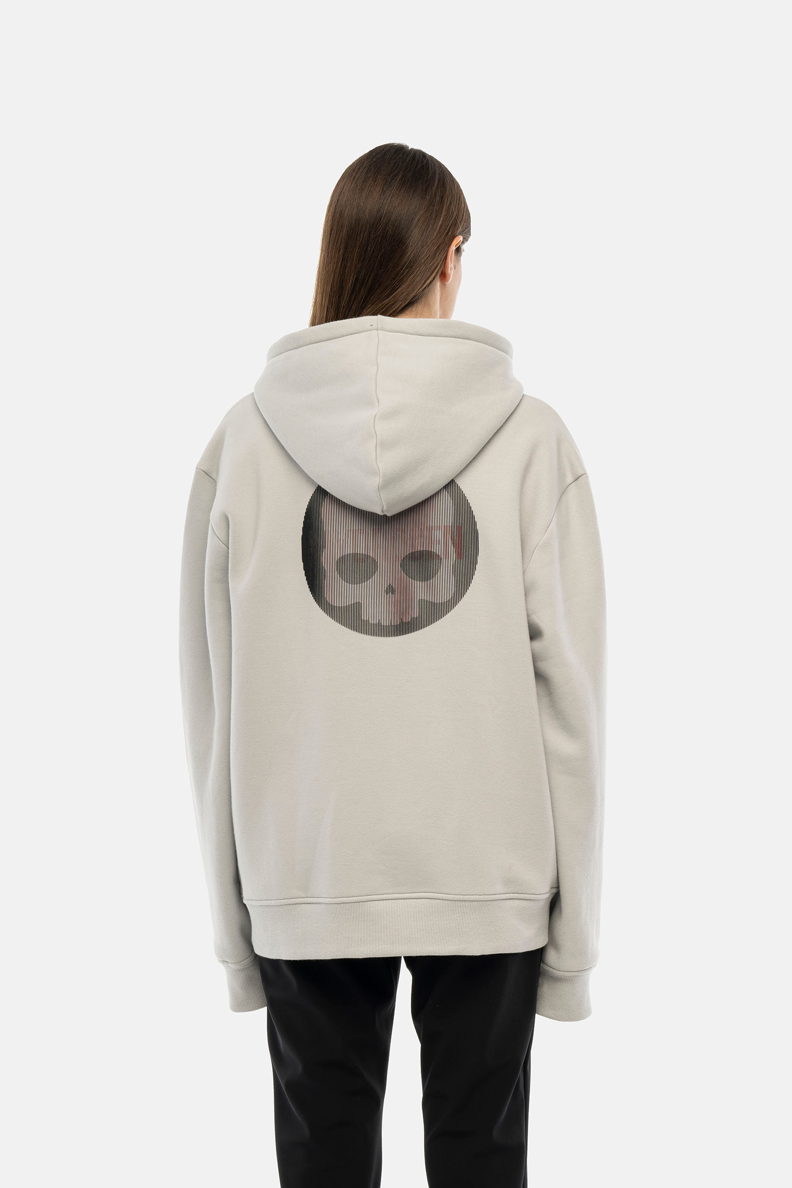 LENTICULAR FULLZIP HOODIE - GREY - Hydrogen - Luxury Sportwear