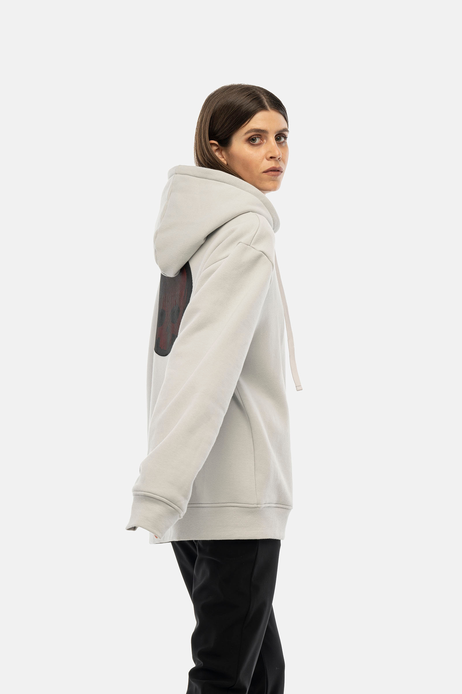 LENTICULAR FULLZIP HOODIE - GREY - Hydrogen - Luxury Sportwear