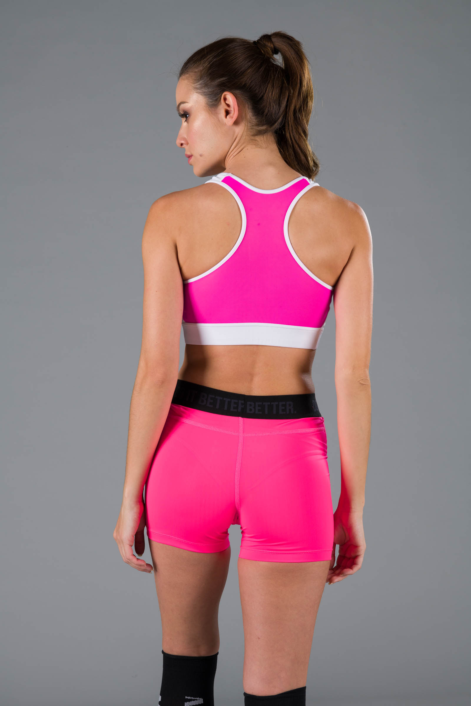 SPORTS BRA BIG BABOL - WHITE - Hydrogen - Luxury Sportwear