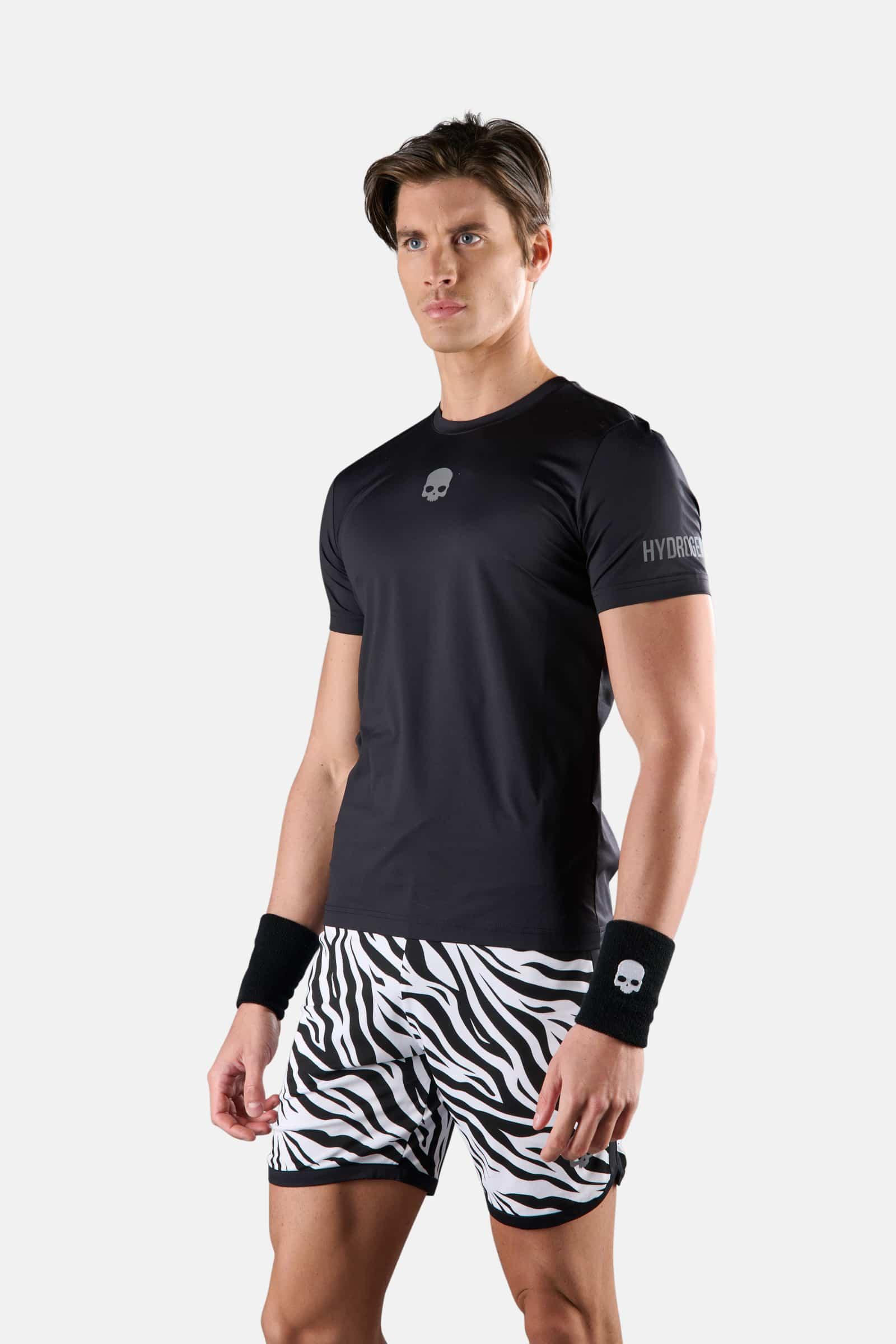 BASIC TECH TEE - BLACK - Hydrogen - Luxury Sportwear