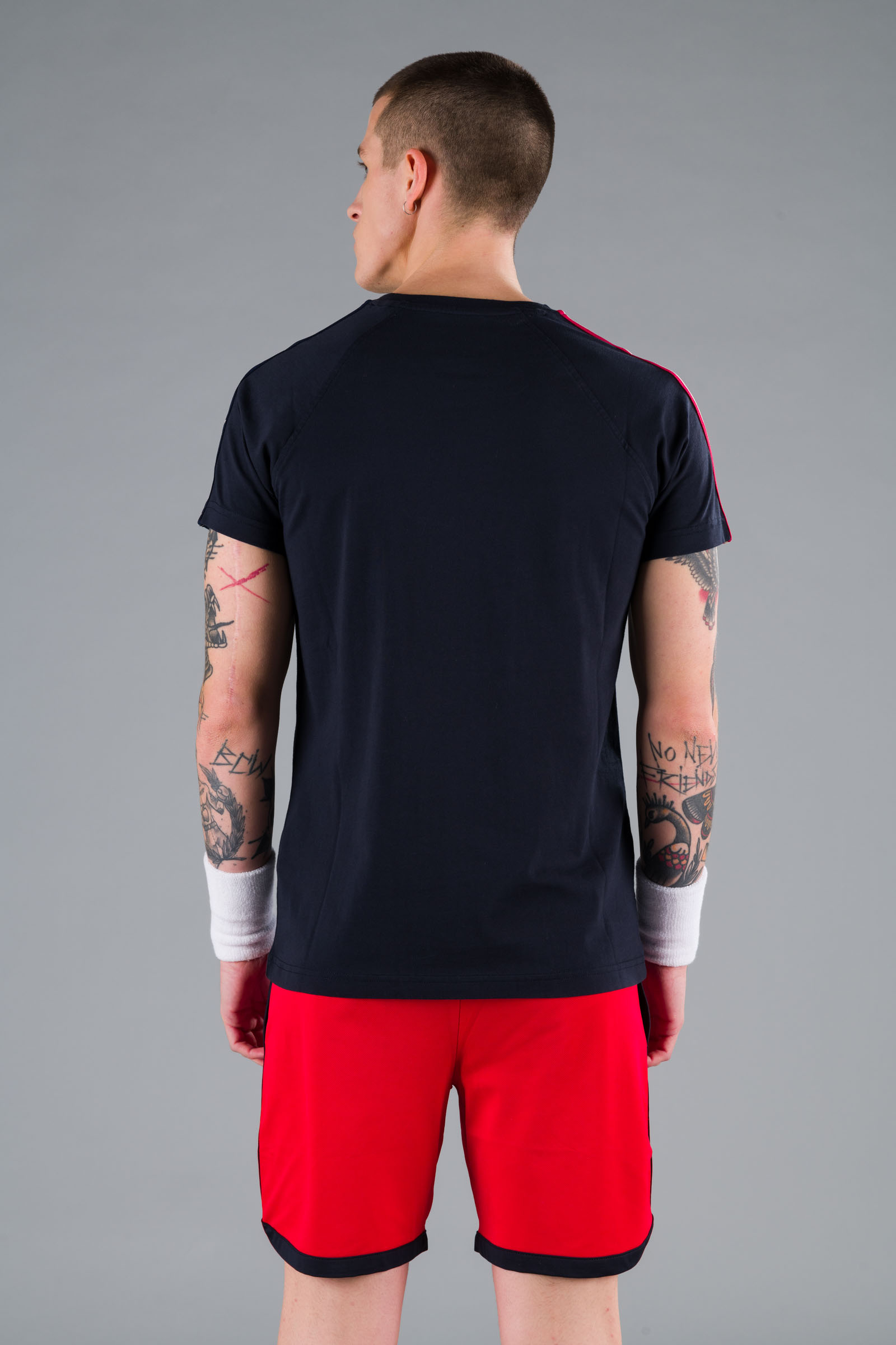 USA COTTON TEE - BLUE NAVY - Abbigliamento sportivo | Hydrogen