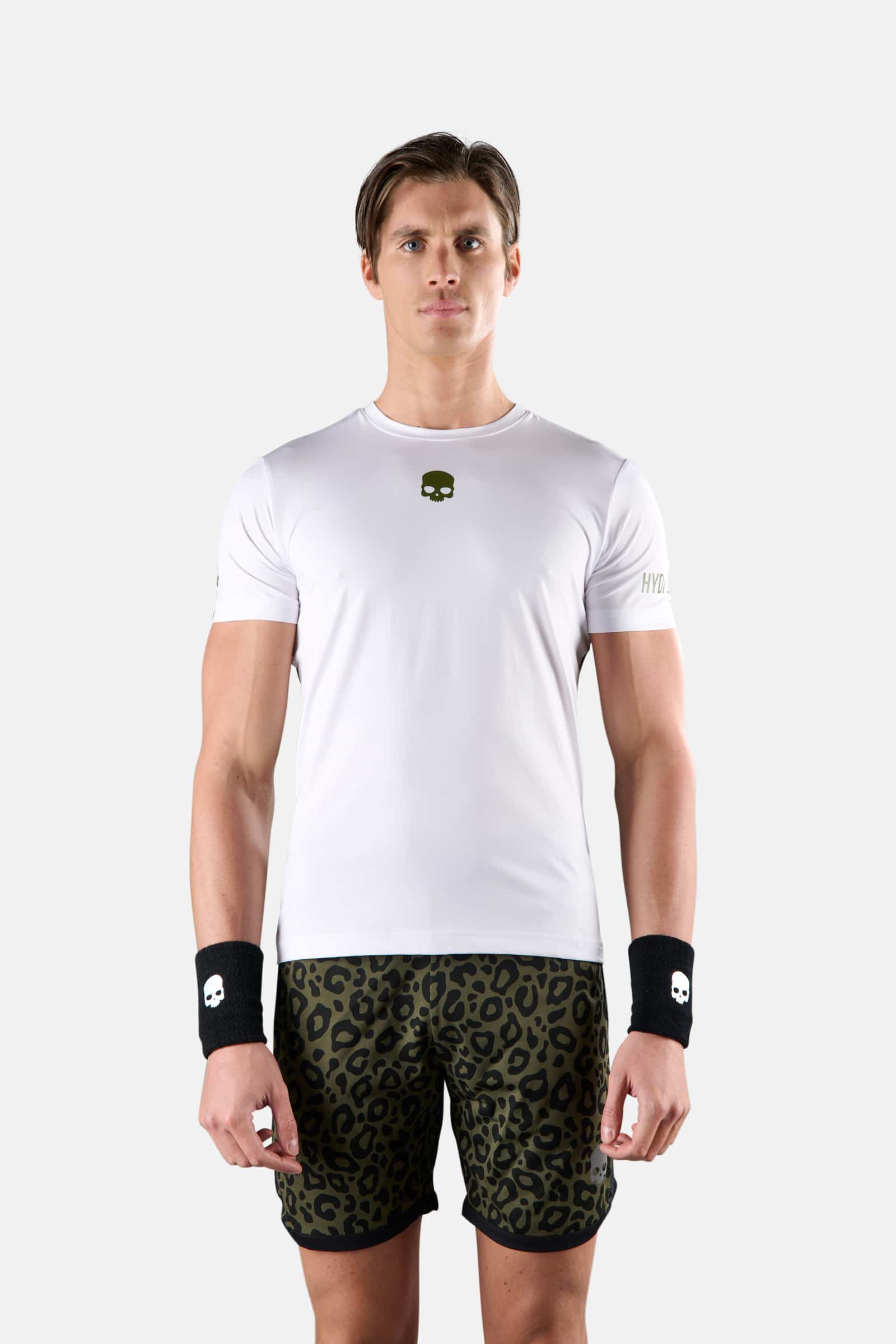 PANTHER TECH TEE - WHITE,MILITARY GREEN - Hydrogen - Luxury Sportwear