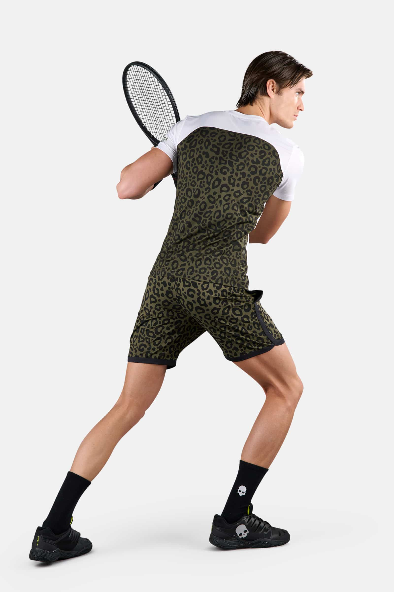 PANTHER TECH TEE - WHITE,MILITARY GREEN - Hydrogen - Luxury Sportwear