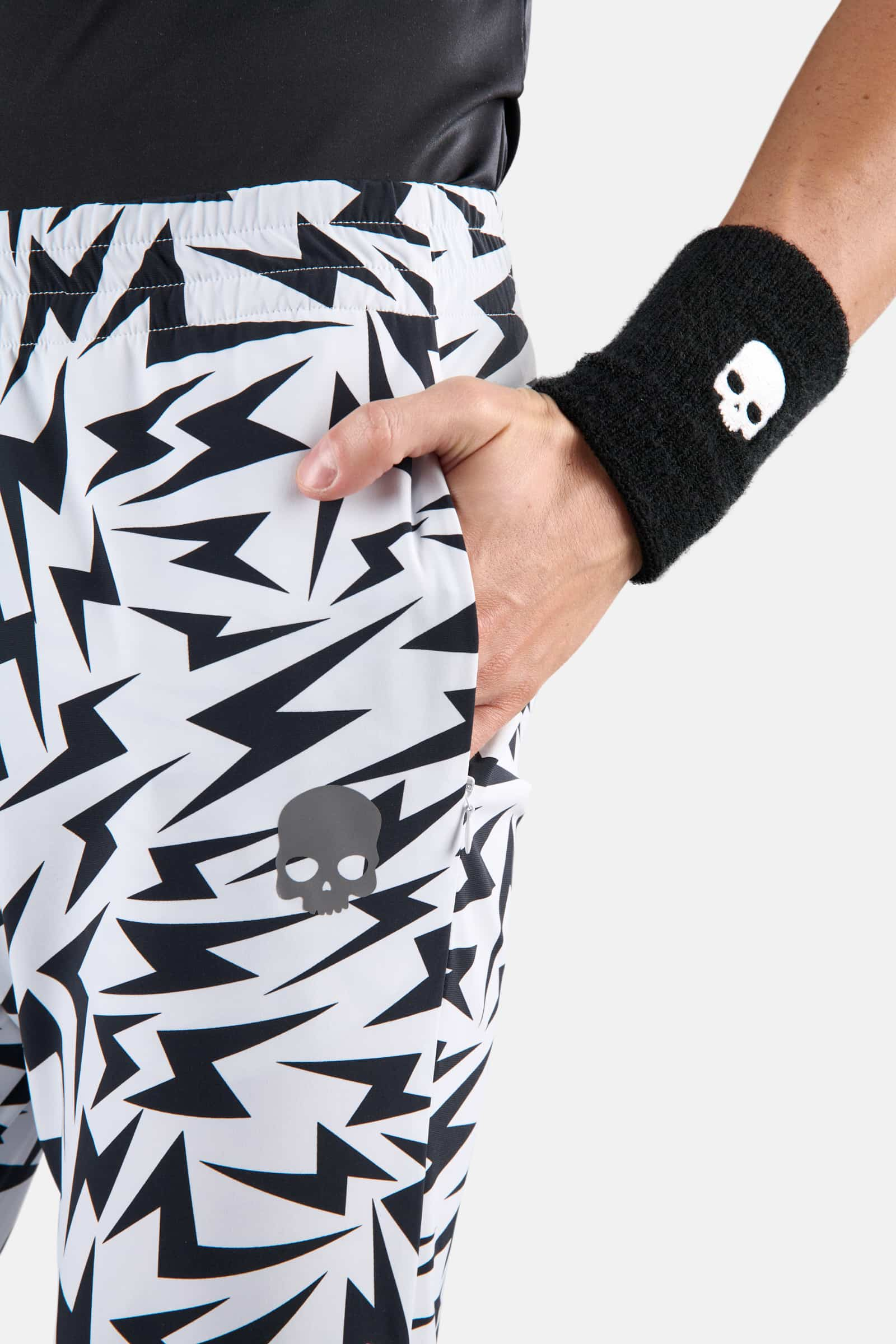 THUNDERS TECH PANTS - WHITE,BLACK - Hydrogen - Luxury Sportwear