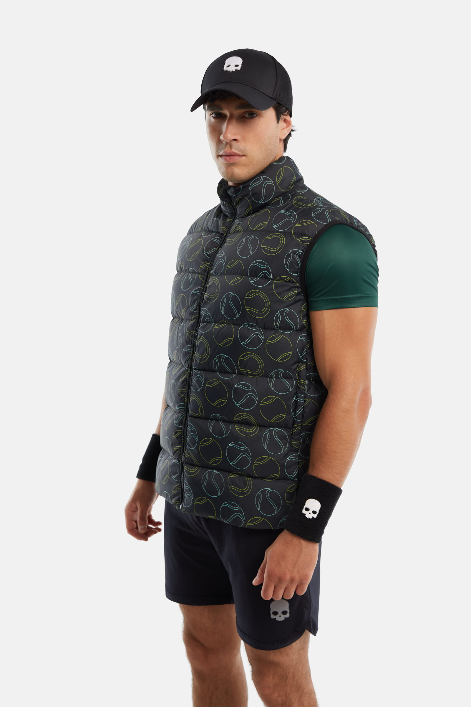 DOWN VEST 130GR - BLACK - Hydrogen - Luxury Sportwear