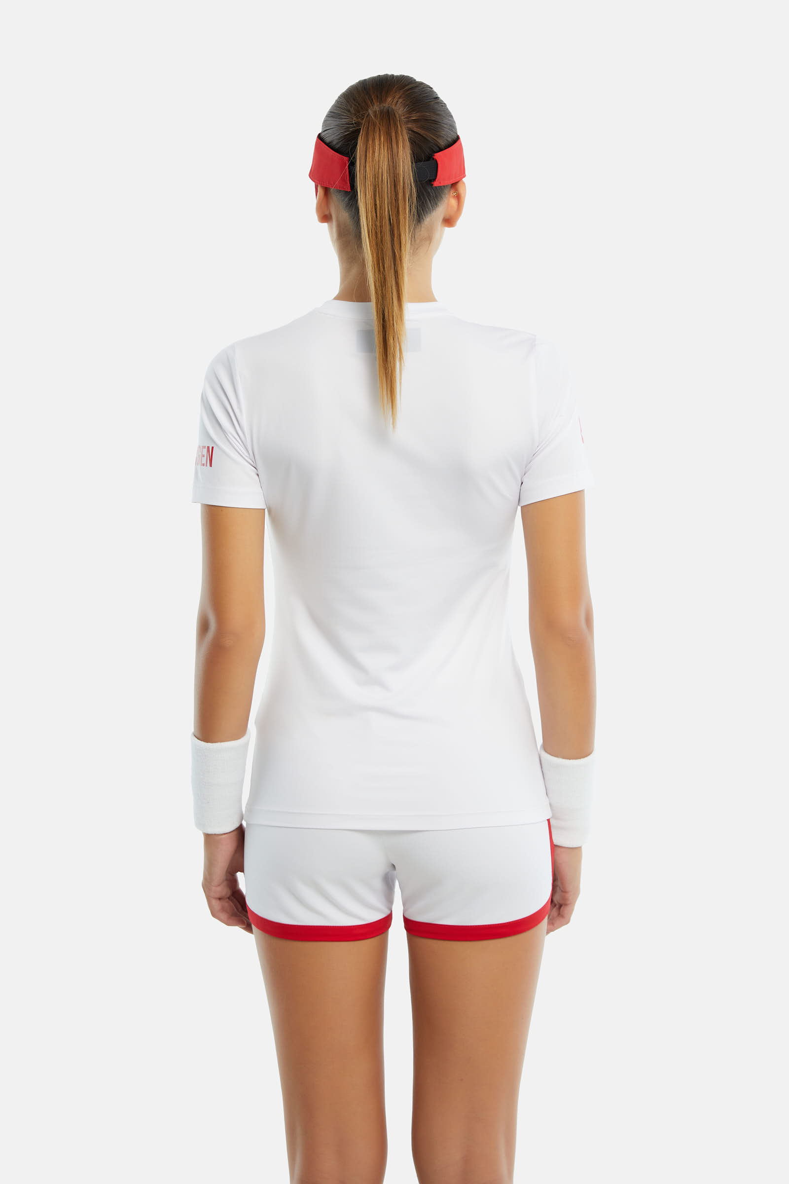 2003 TECH T-SHIRT - WHITE,RED - Hydrogen - Luxury Sportwear