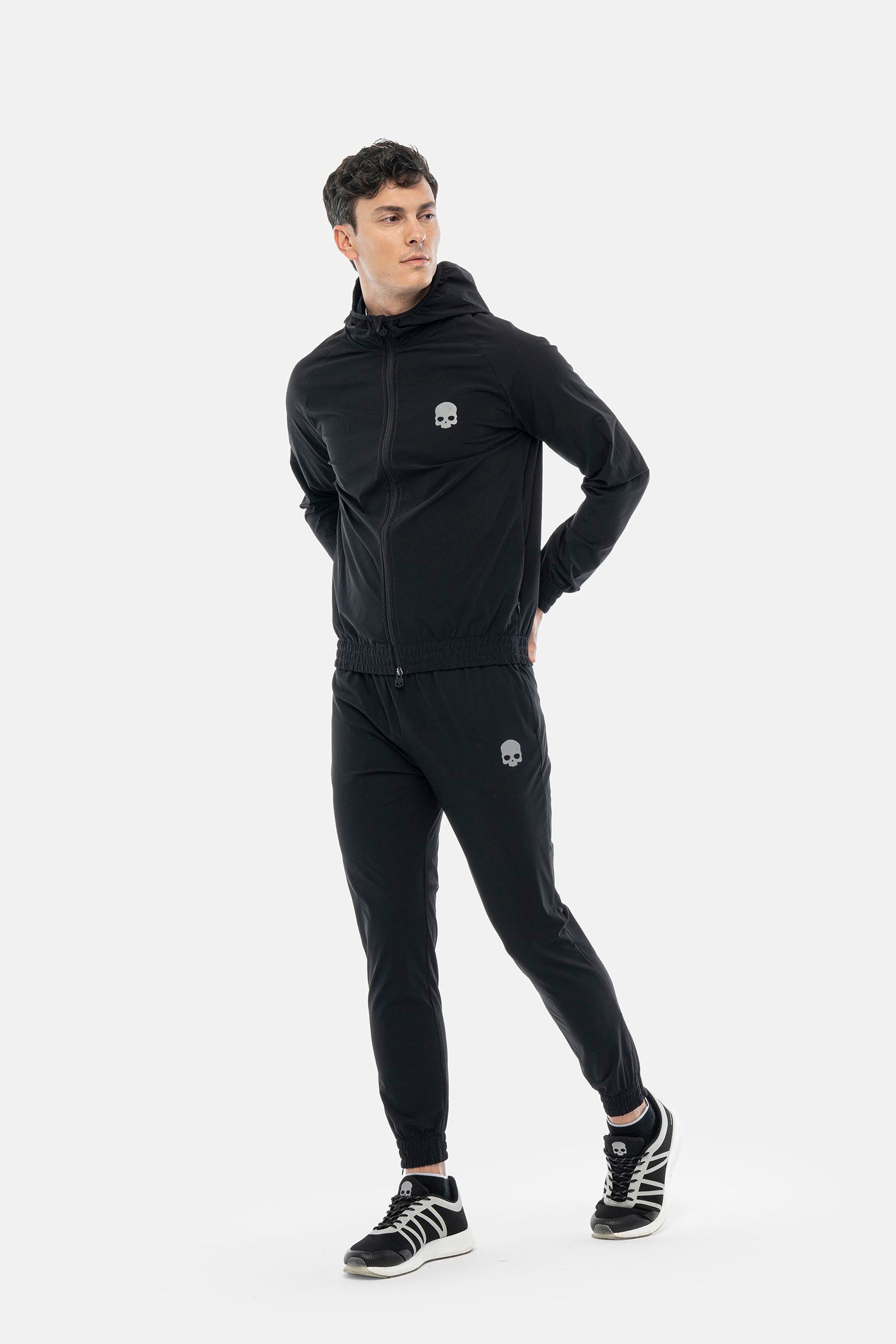 TECH FZ SWEATSHIRT SKULL - BLACK - Hydrogen - Luxury Sportwear