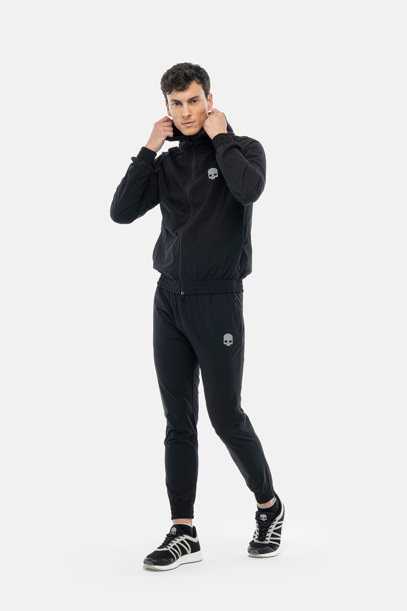 TECH FZ SWEATSHIRT SKULL - BLACK - Hydrogen - Luxury Sportwear
