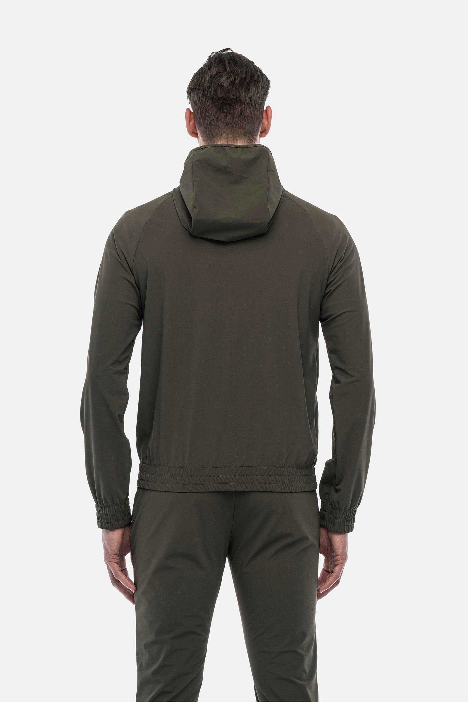 TECH FZ SWEATSHIRT SKULL - GREEN - Hydrogen - Luxury Sportwear
