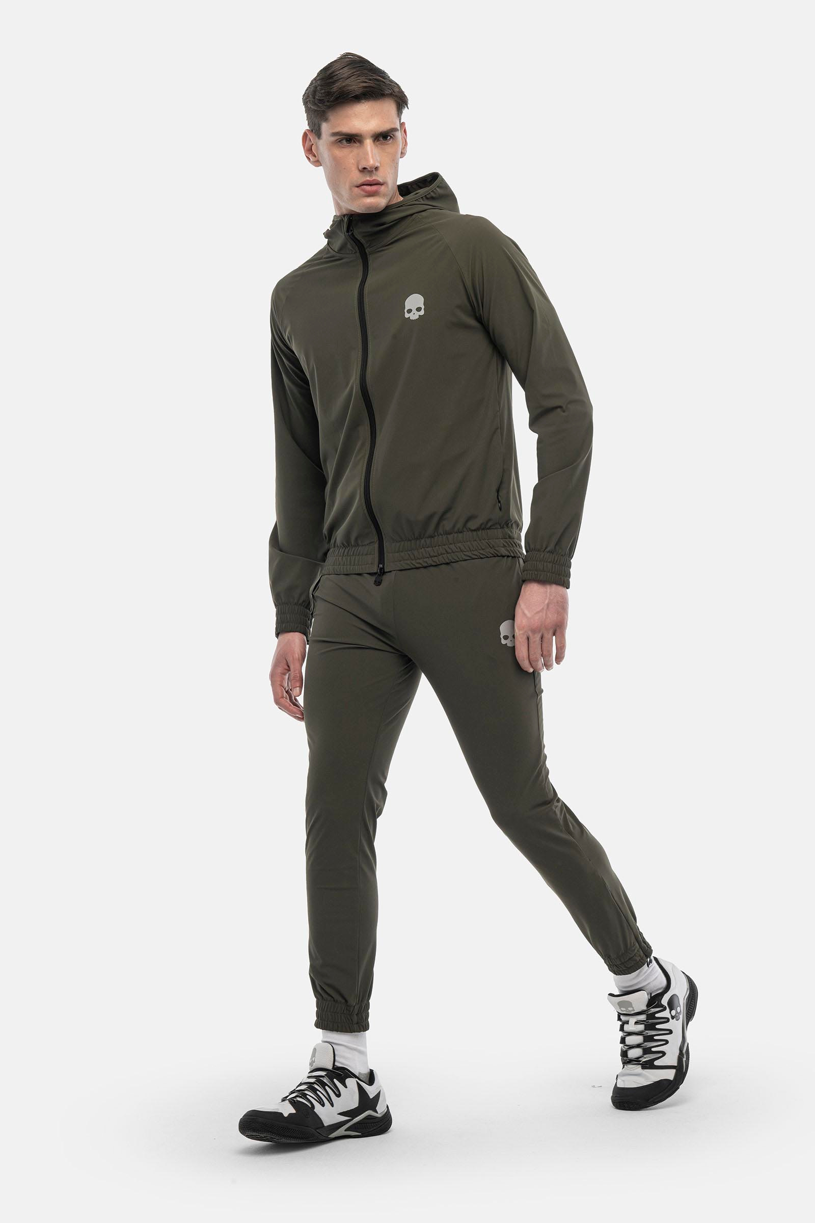 TECH FZ SWEATSHIRT SKULL - GREEN - Hydrogen - Luxury Sportwear