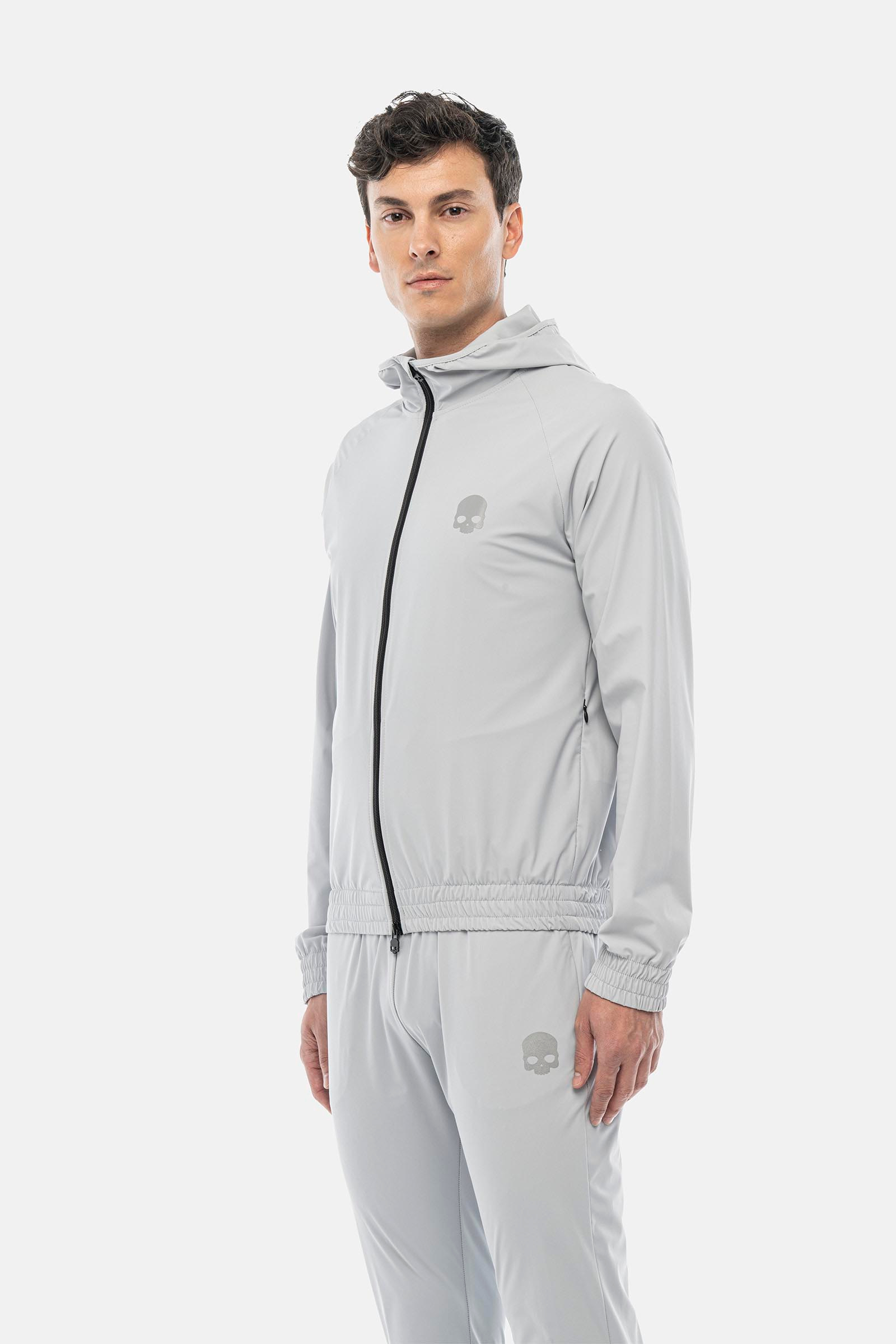 TECH FZ SWEATSHIRT SKULL - GREY - Hydrogen - Luxury Sportwear