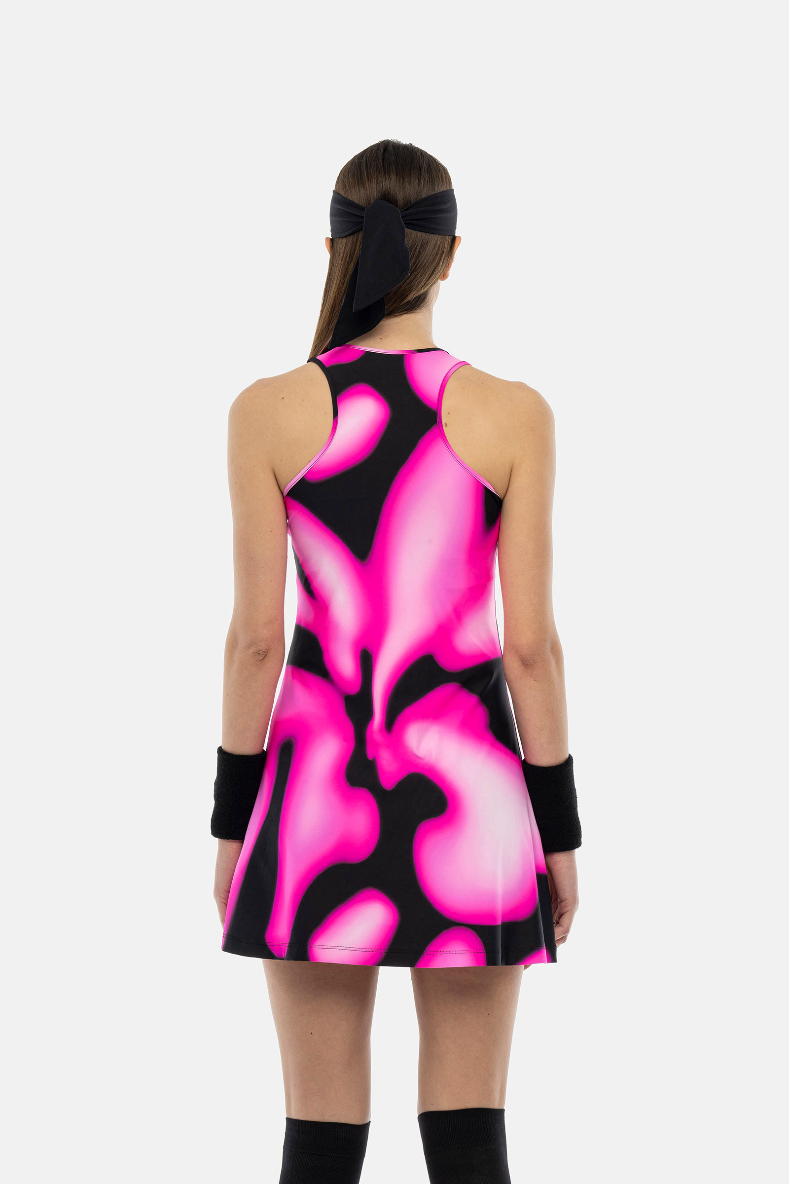 PSYCHEDELIC TECH DRESS - FUCHSIA - Hydrogen - Luxury Sportwear